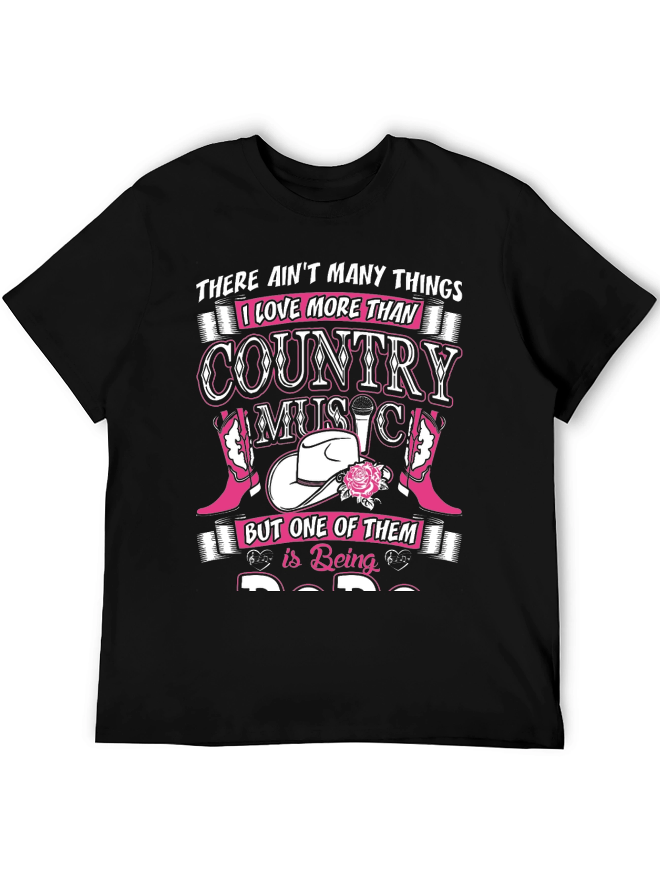 Black Country Music Lover T-Shirt view 5