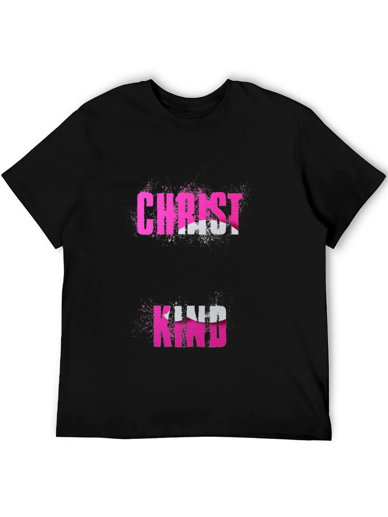 Black Christ Kind Graphic T-Shirt - Black view 5