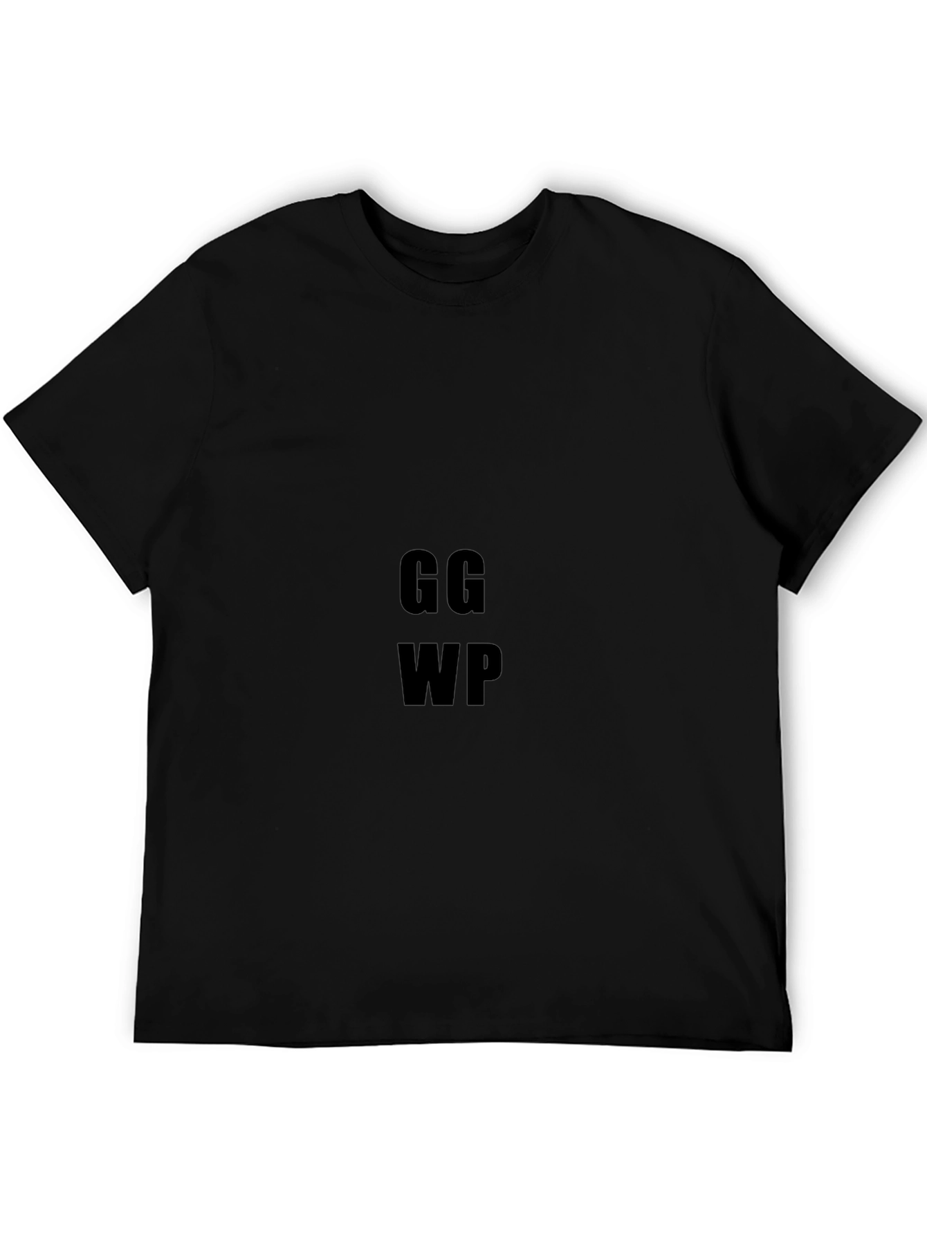 Black GG WP Black Graphic Tee - Good Game Well Played T-Shirt view 5
