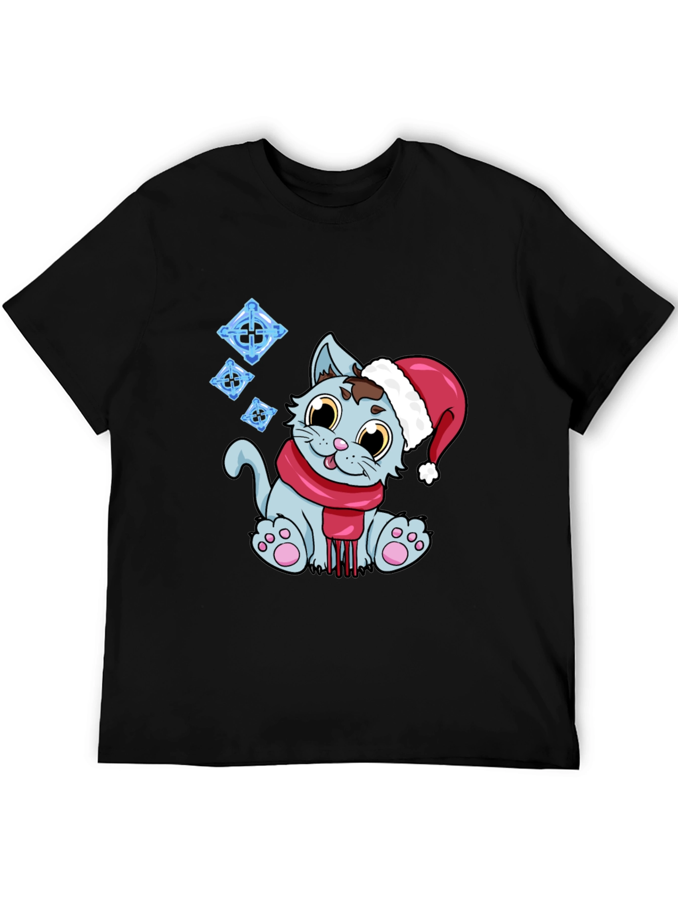 Festive Cat T-Shirt - Holiday Cheer - 5