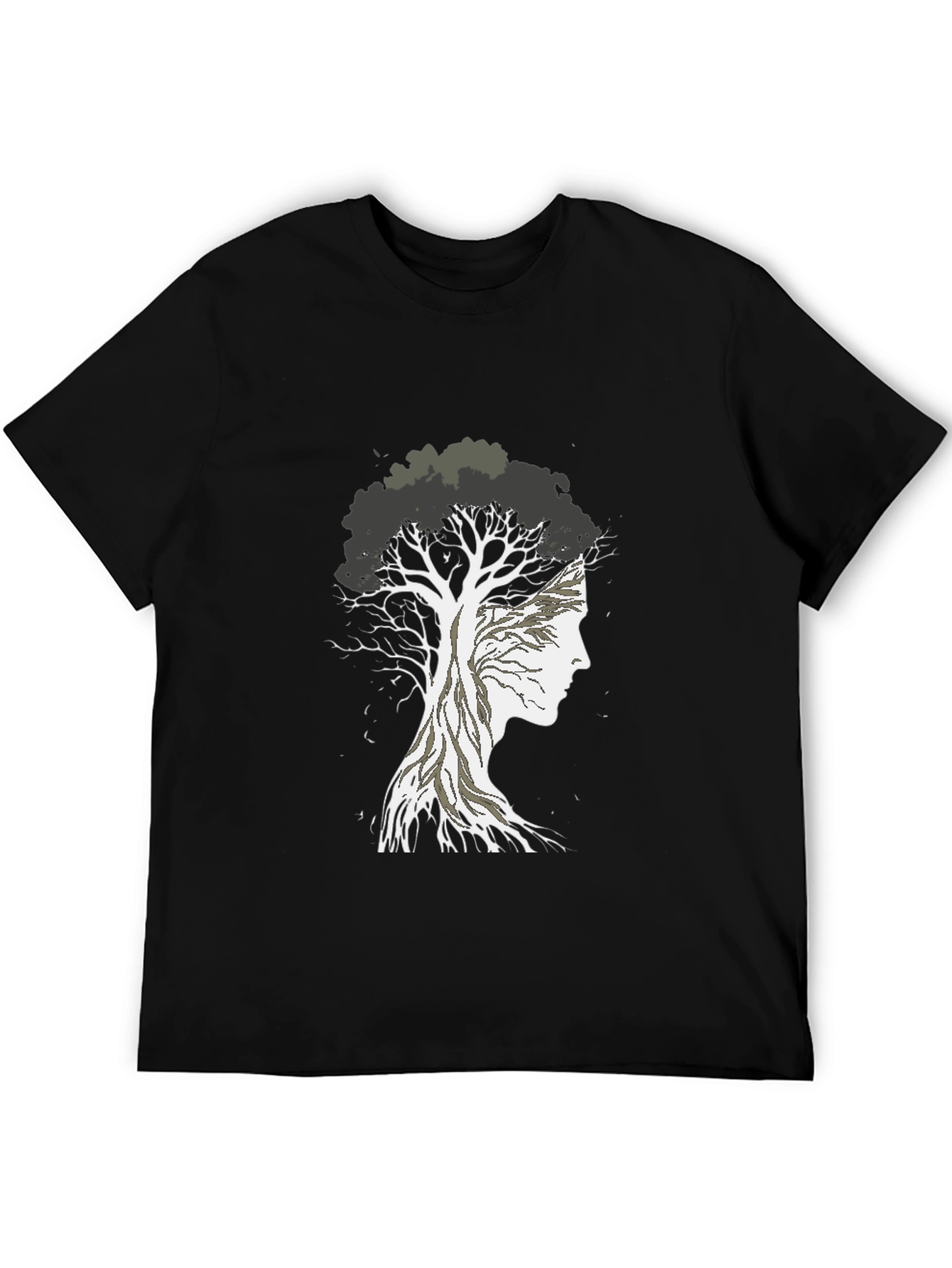Black Tree of Life Graphic Tee - Nature Inspired T-Shirt view 5