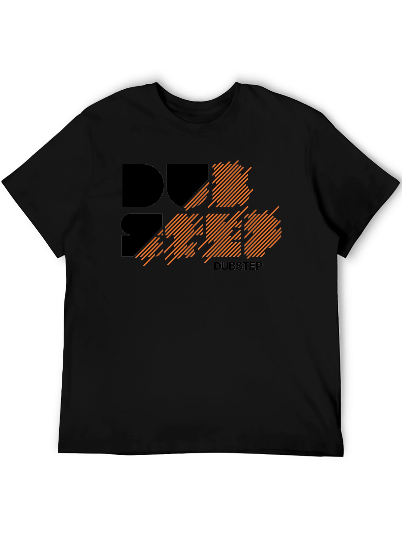 Black Dubstep Graphic T-Shirt - Modern DJ Music Tee view 5