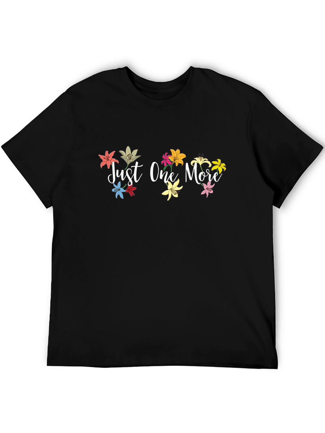 Black Just One More Floral T-Shirt view 5
