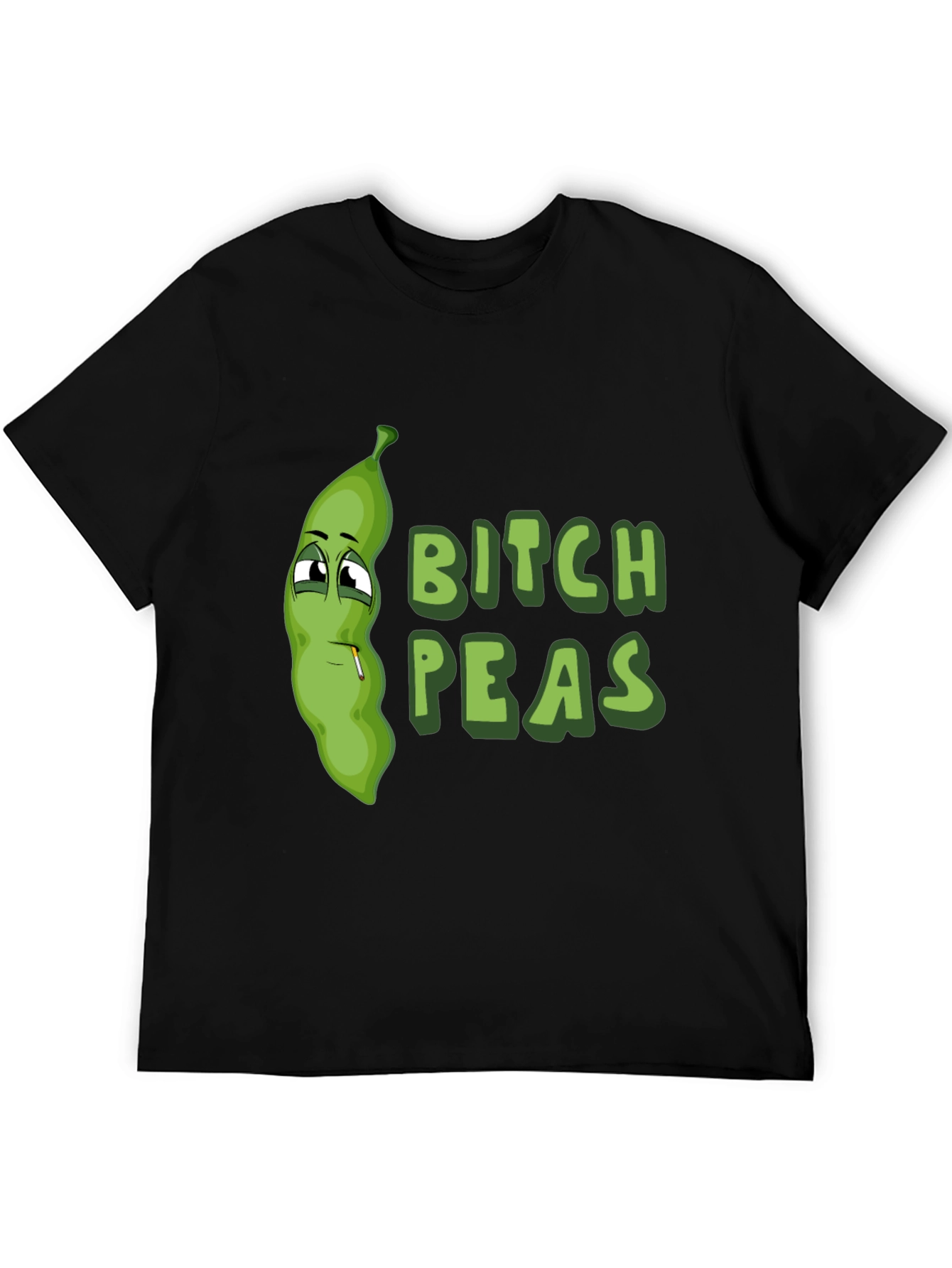 Black Bitch Peas Graphic T-Shirt view 5