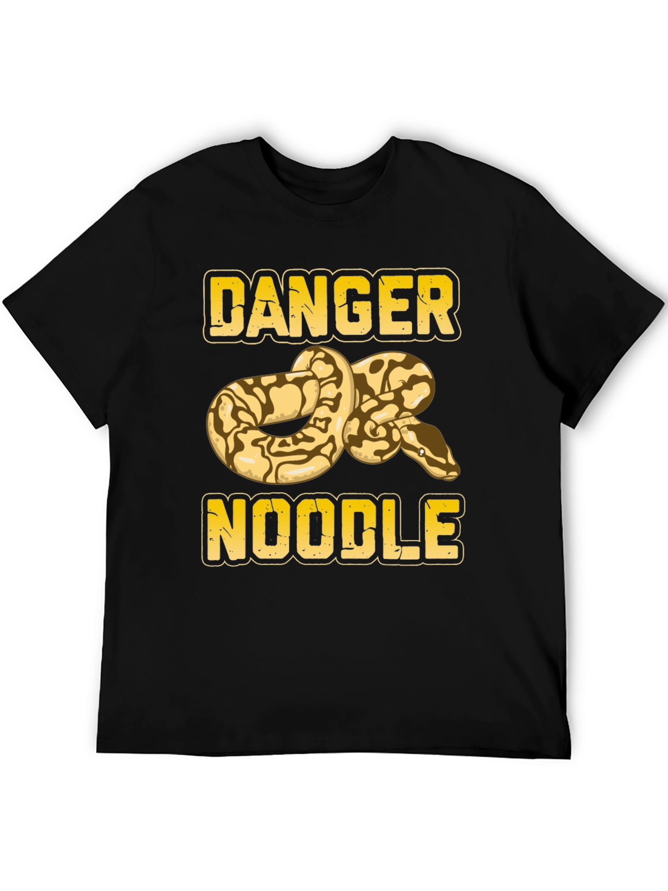 Black Danger Noodle Snake Graphic Tee view 5