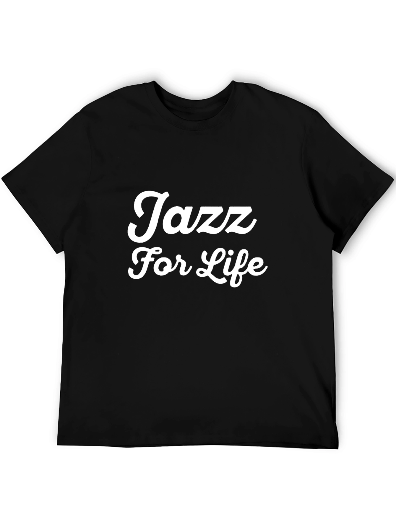 Black Jazz For Life Graphic T-Shirt view 5