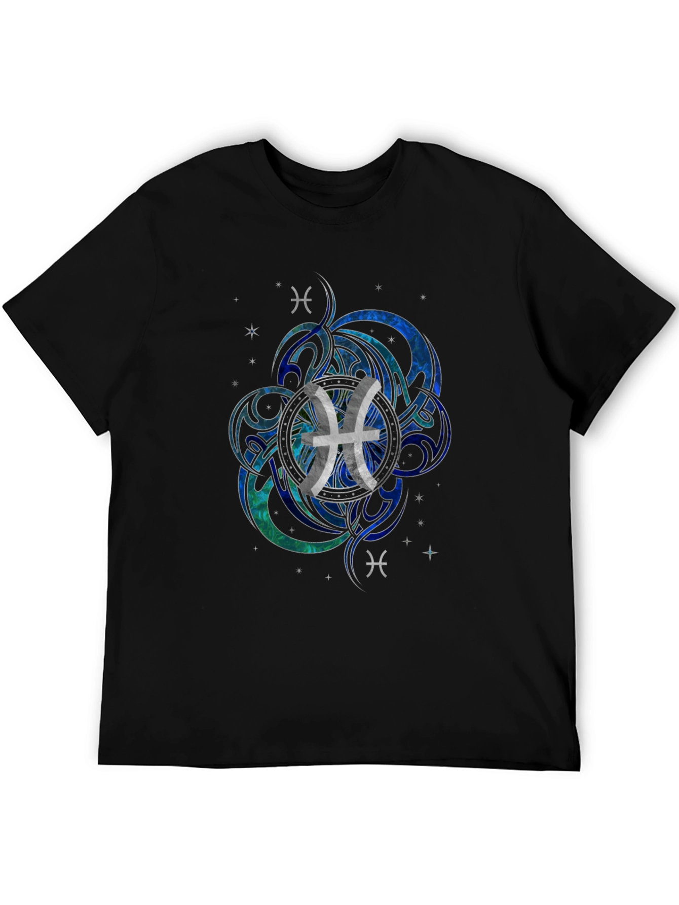 Pisces Zodiac Graphic T-Shirt - Modern Astrology Tee - 5