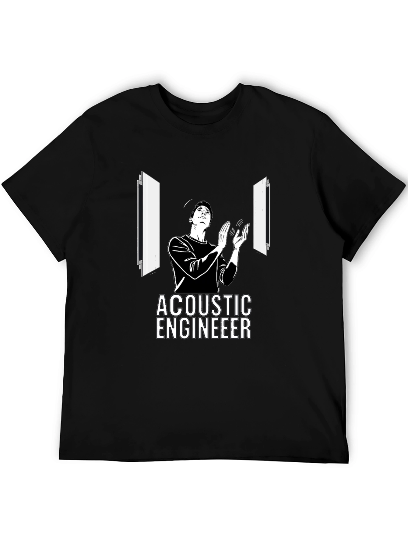 Acoustic Engineer Graphic T-Shirt - Black - 5