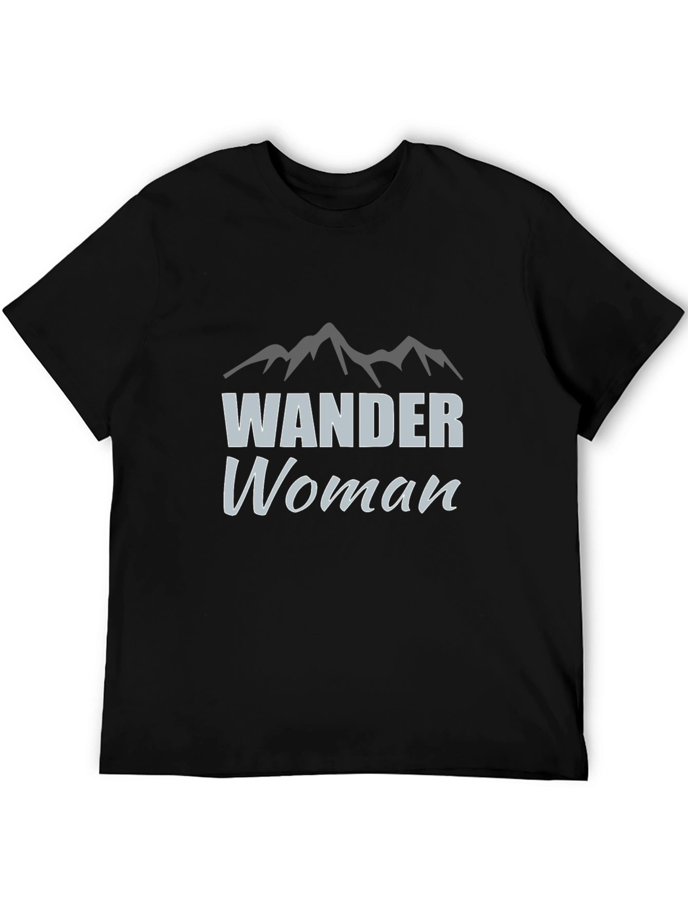 Black Wander Woman Graphic Tee - Black view 5
