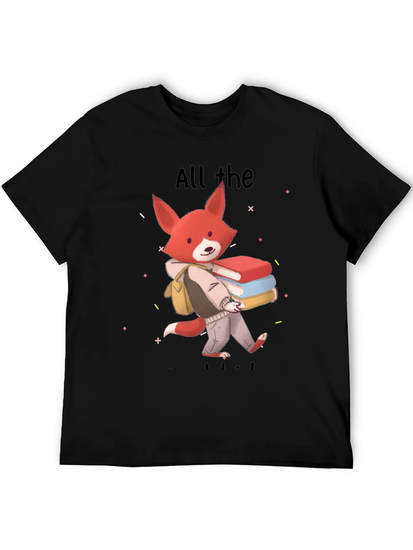 Black Fox All The Books T-Shirt view 5