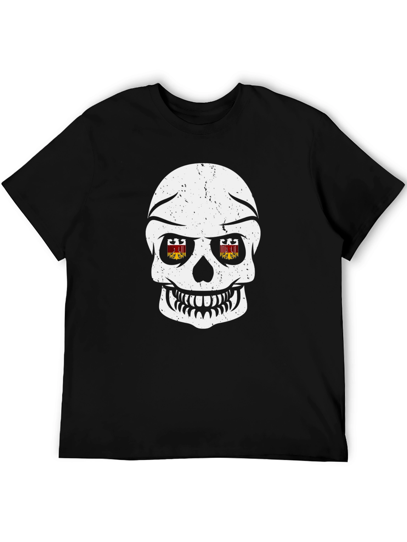 Black Skull Graphic Tee - Black Short Sleeve view 5