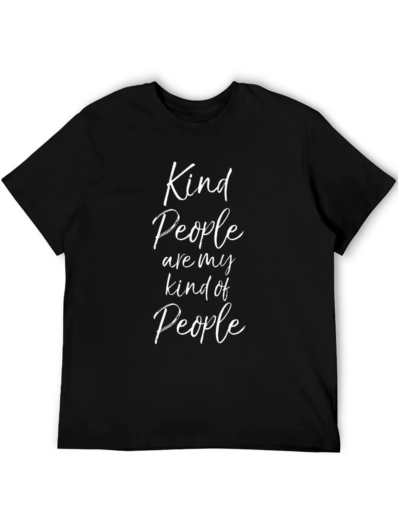 Black Kind People T-Shirt - Positive Message Tee view 5