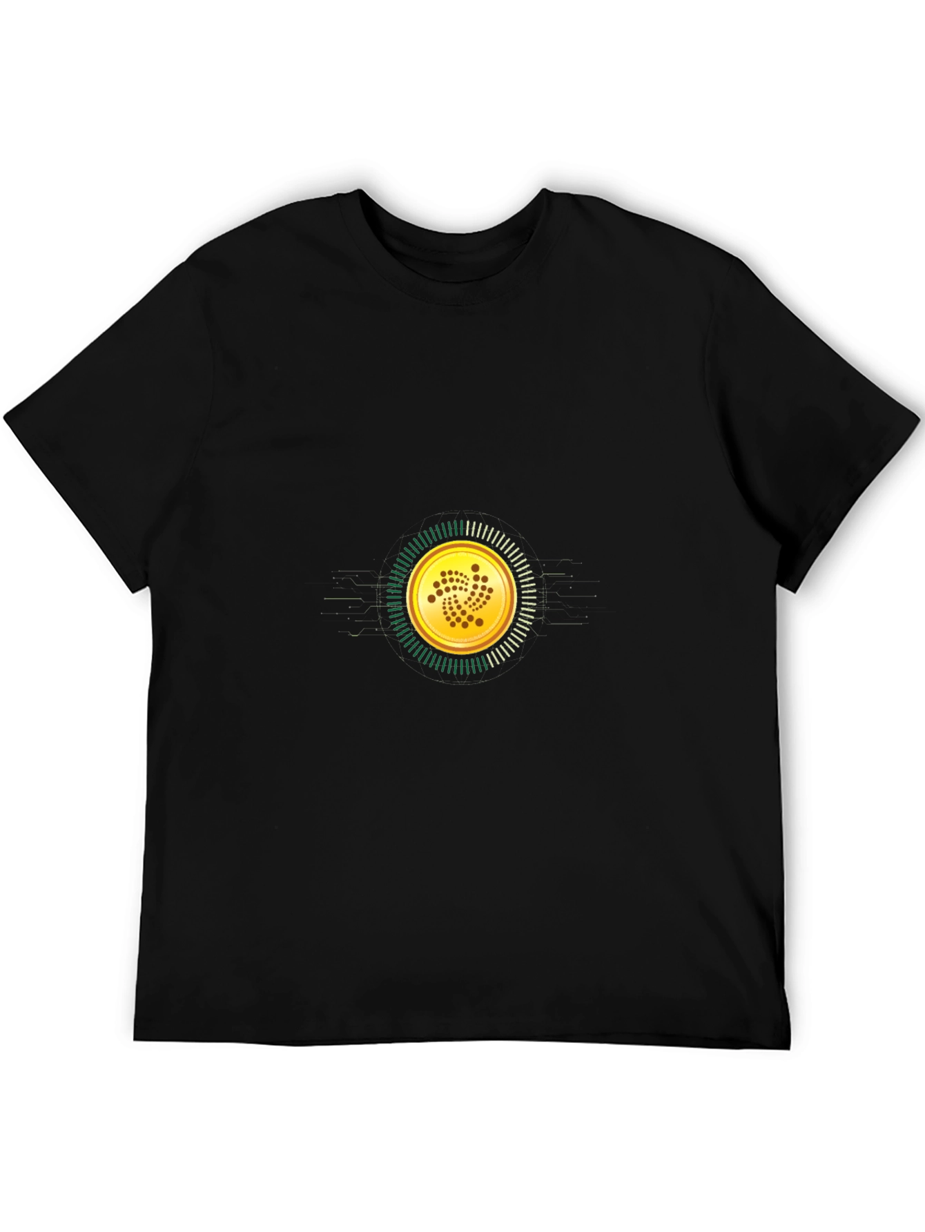 Black IOTA Cryptocurrency T-Shirt - Black Crypto Tee view 5