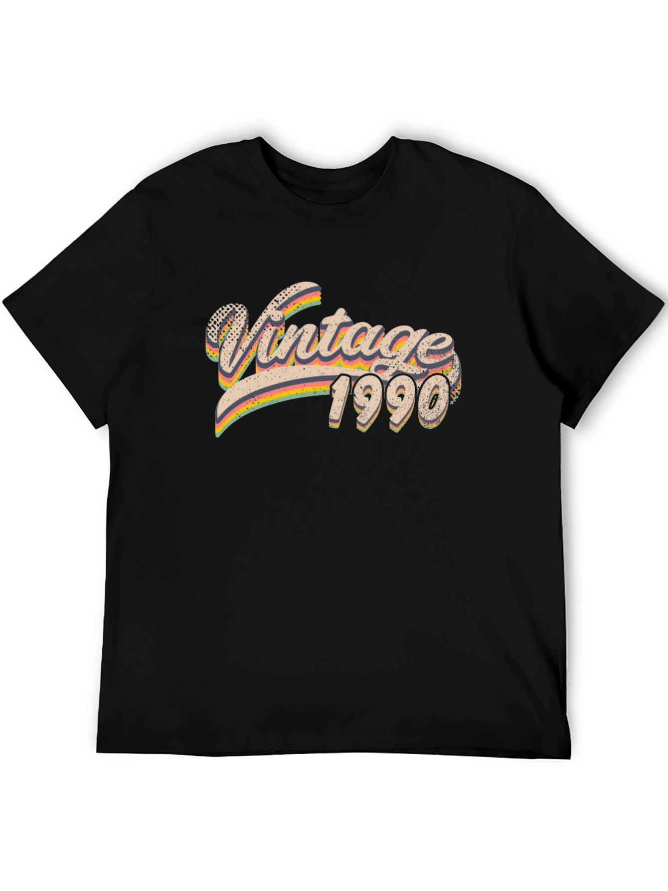 Black Vintage 1990 Graphic Tee view 5
