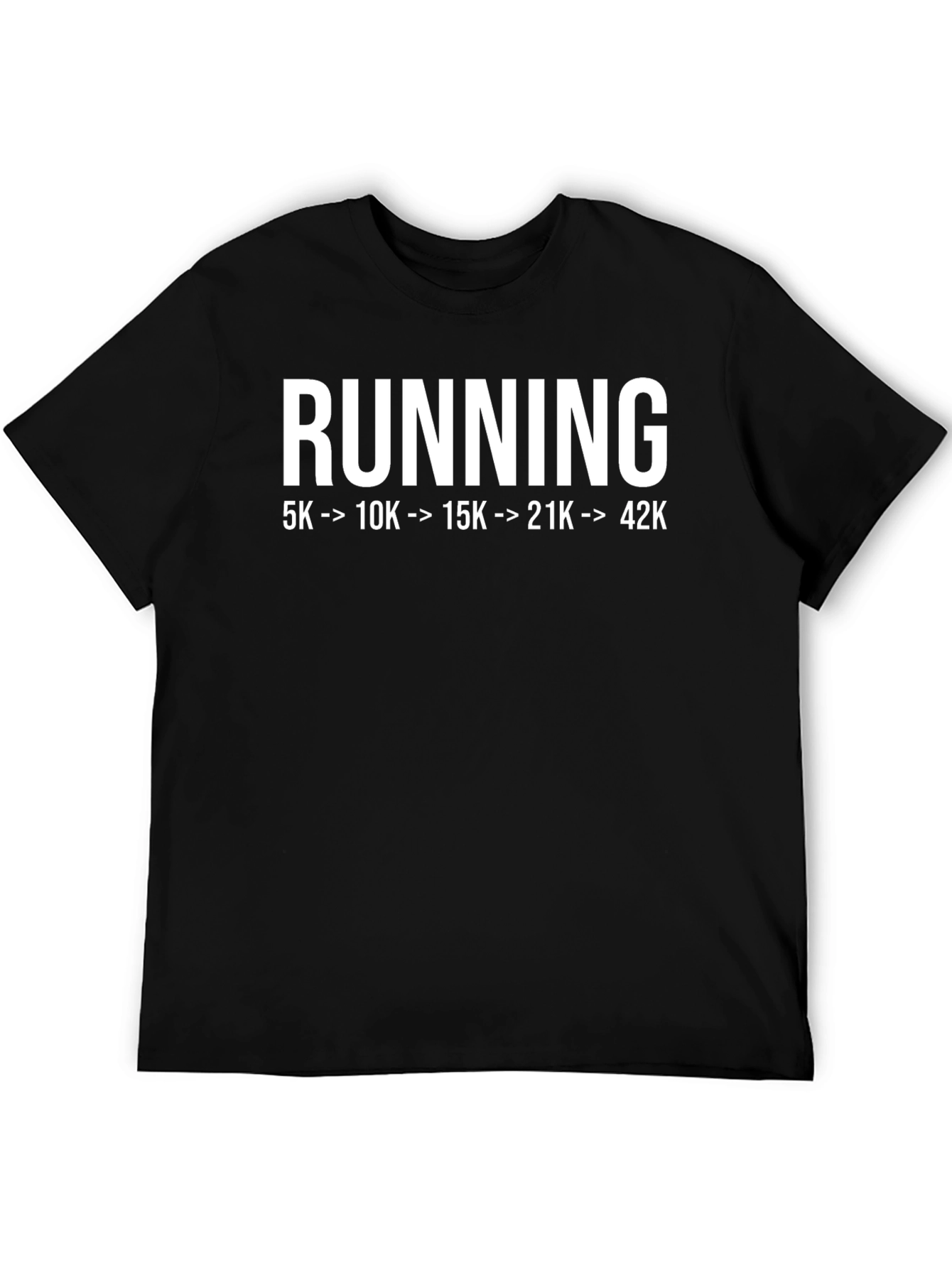Running Milestones Black T-Shirt - 5