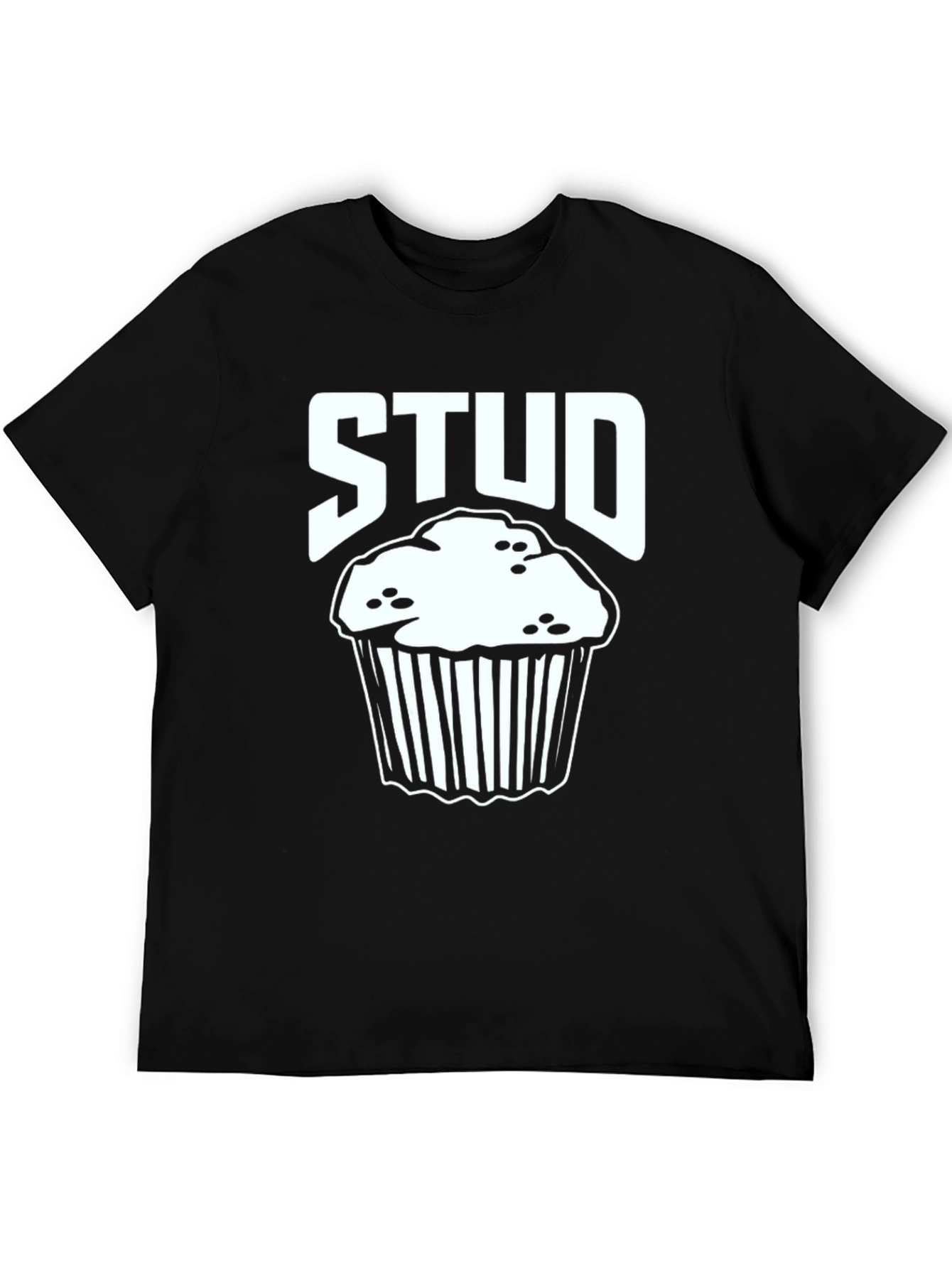 Black Stud Muffin T-Shirt - Funny Food Pun Tee view 5