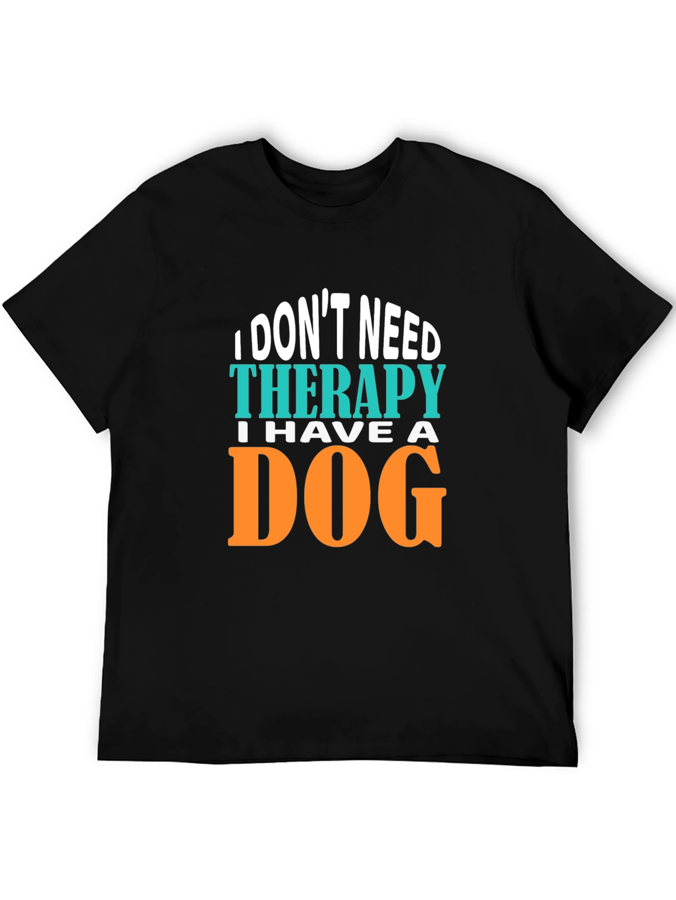 Black Dog Therapy Black Graphic Tee view 5