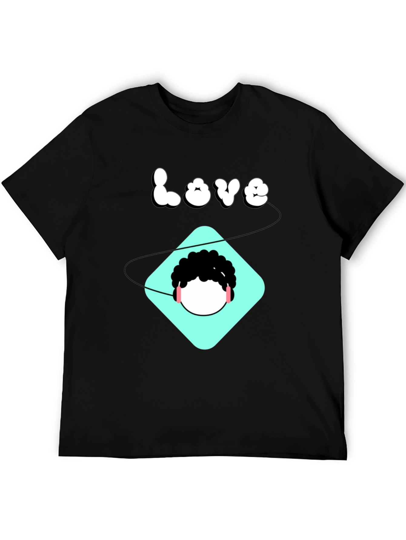Black Love Music T-Shirt - Stylish Graphic Tee view 5