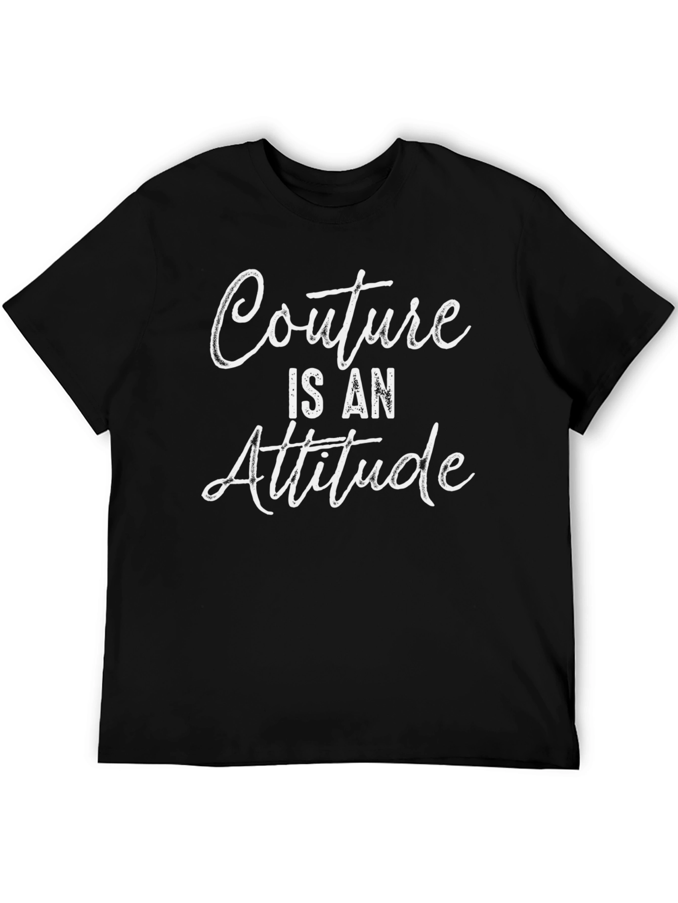 Black Couture Is An Attitude Graphic Tee view 5