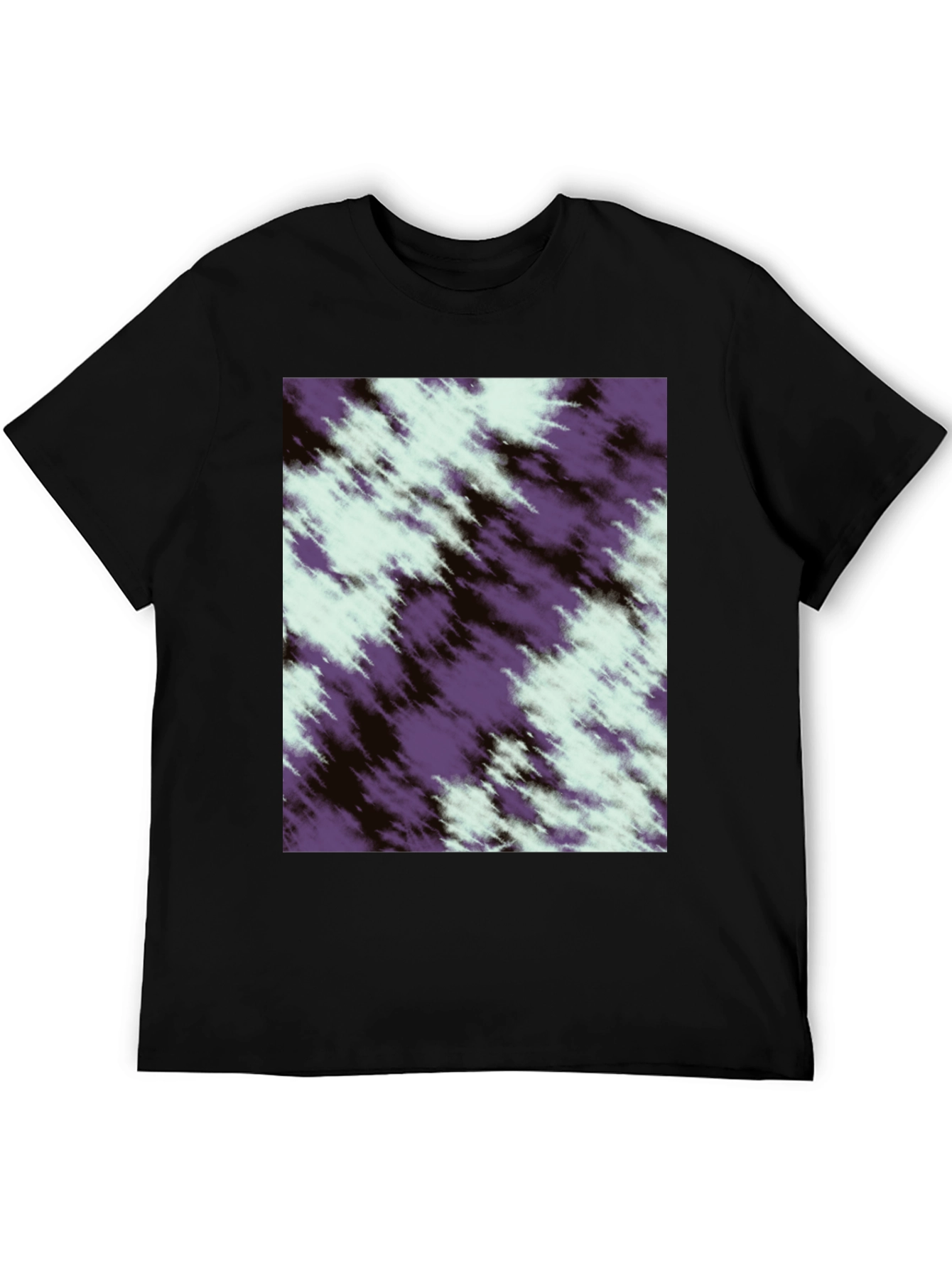 Black Abstract Pattern T-Shirt - Soft & Stylish view 5