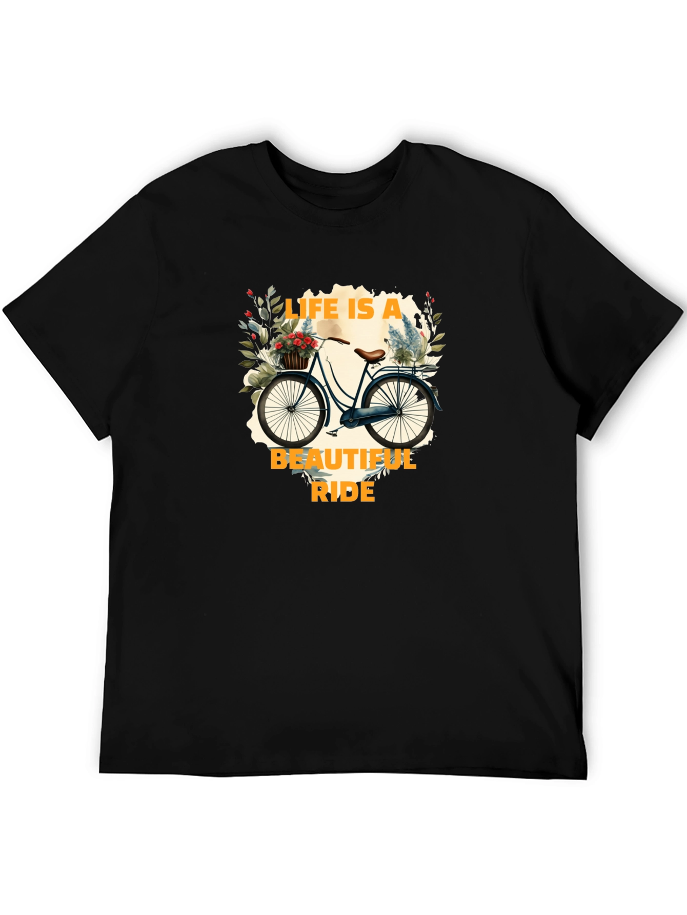 Black Life is a Beautiful Ride T-Shirt view 5