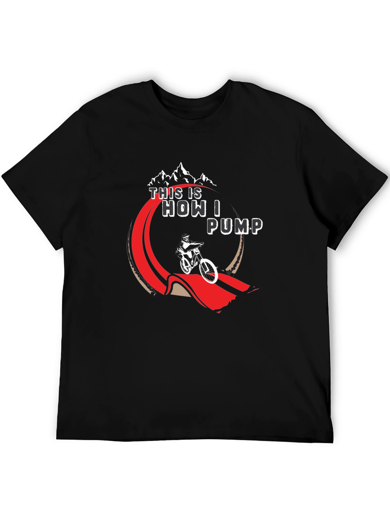 Black Mountain Bike "This is How I Pump" Graphic Tee view 5