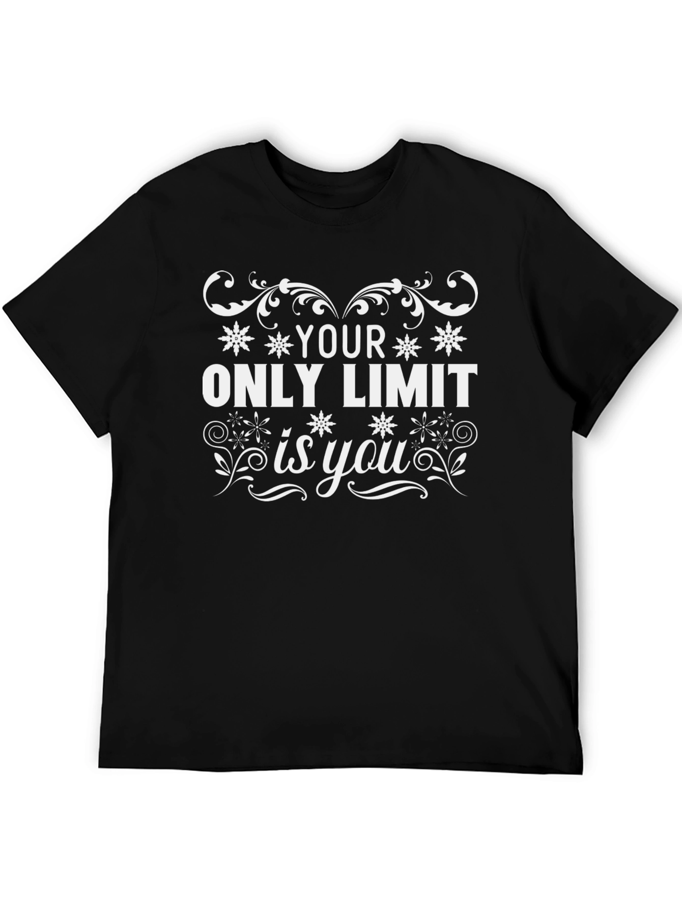 Black Your Only Limit is You Graphic T-Shirt view 5