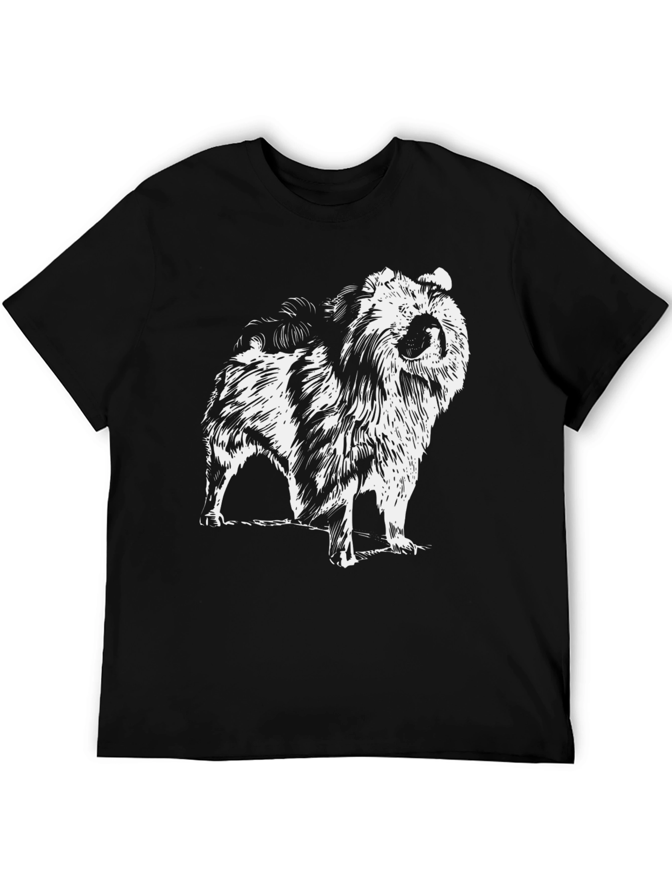 Black Dog Graphic Black T-Shirt view 5