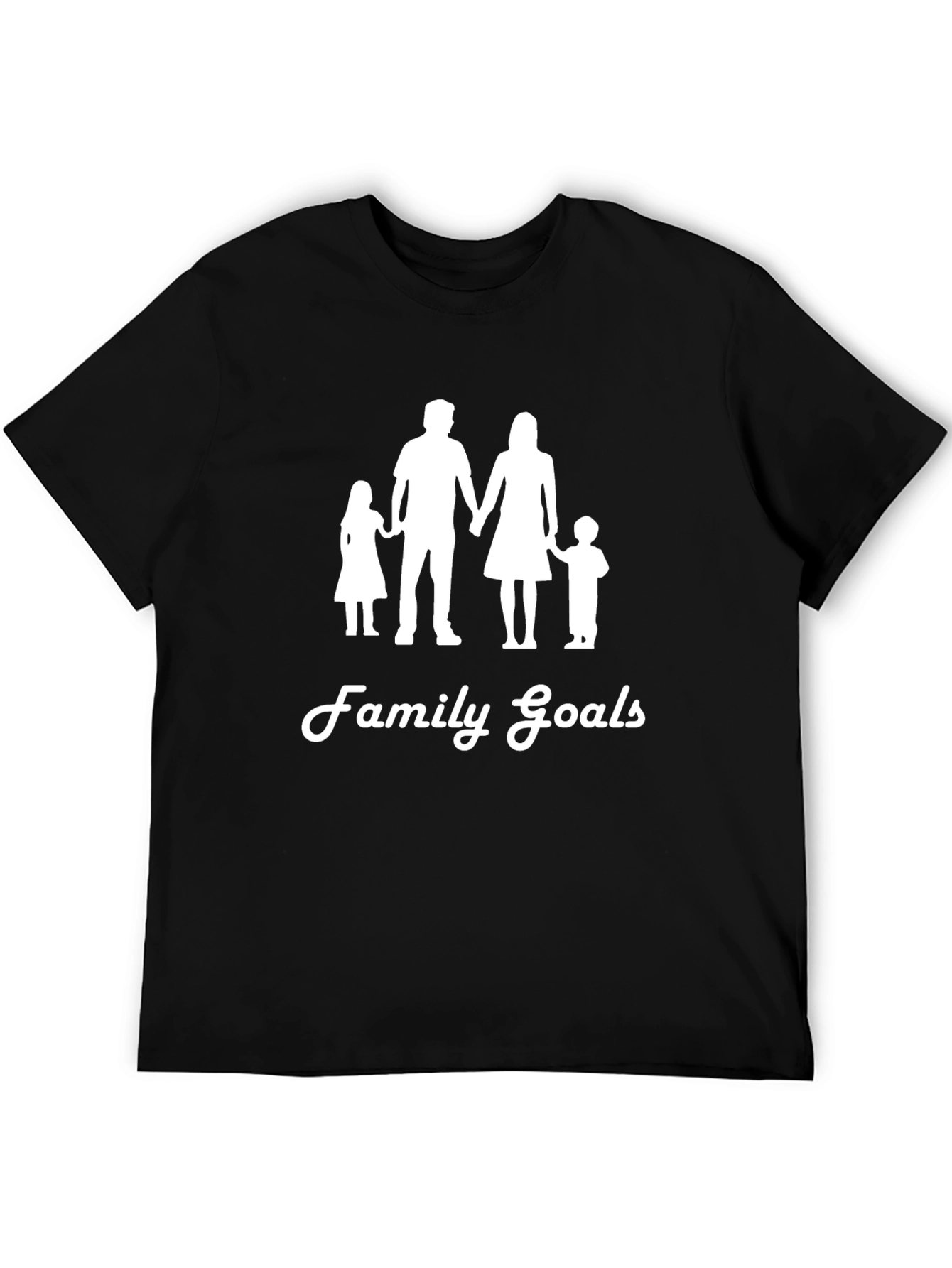 Family Goals Graphic Tee - Black T-Shirt - 5