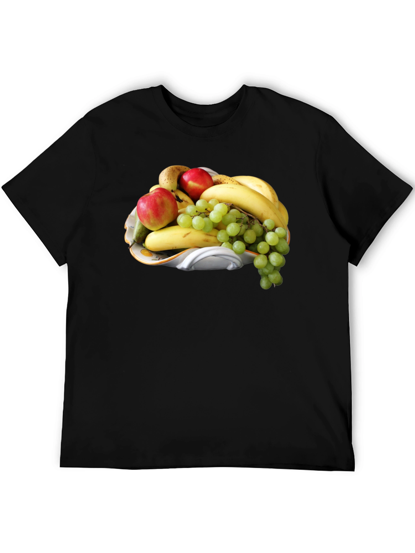 Black Fruit Platter Graphic Tee - Stylish & Unique! view 5