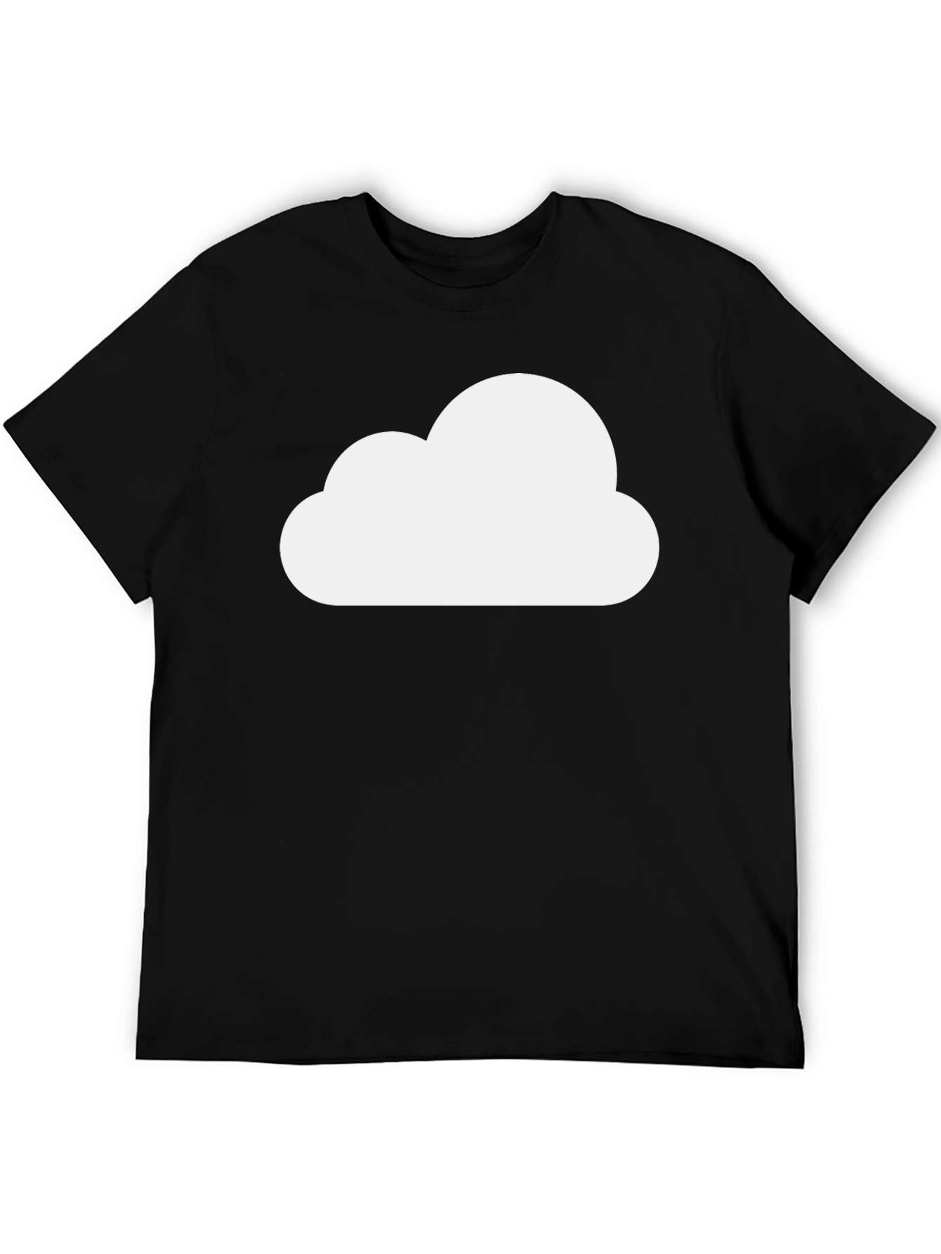 Black Cloud Graphic Black T-Shirt view 5