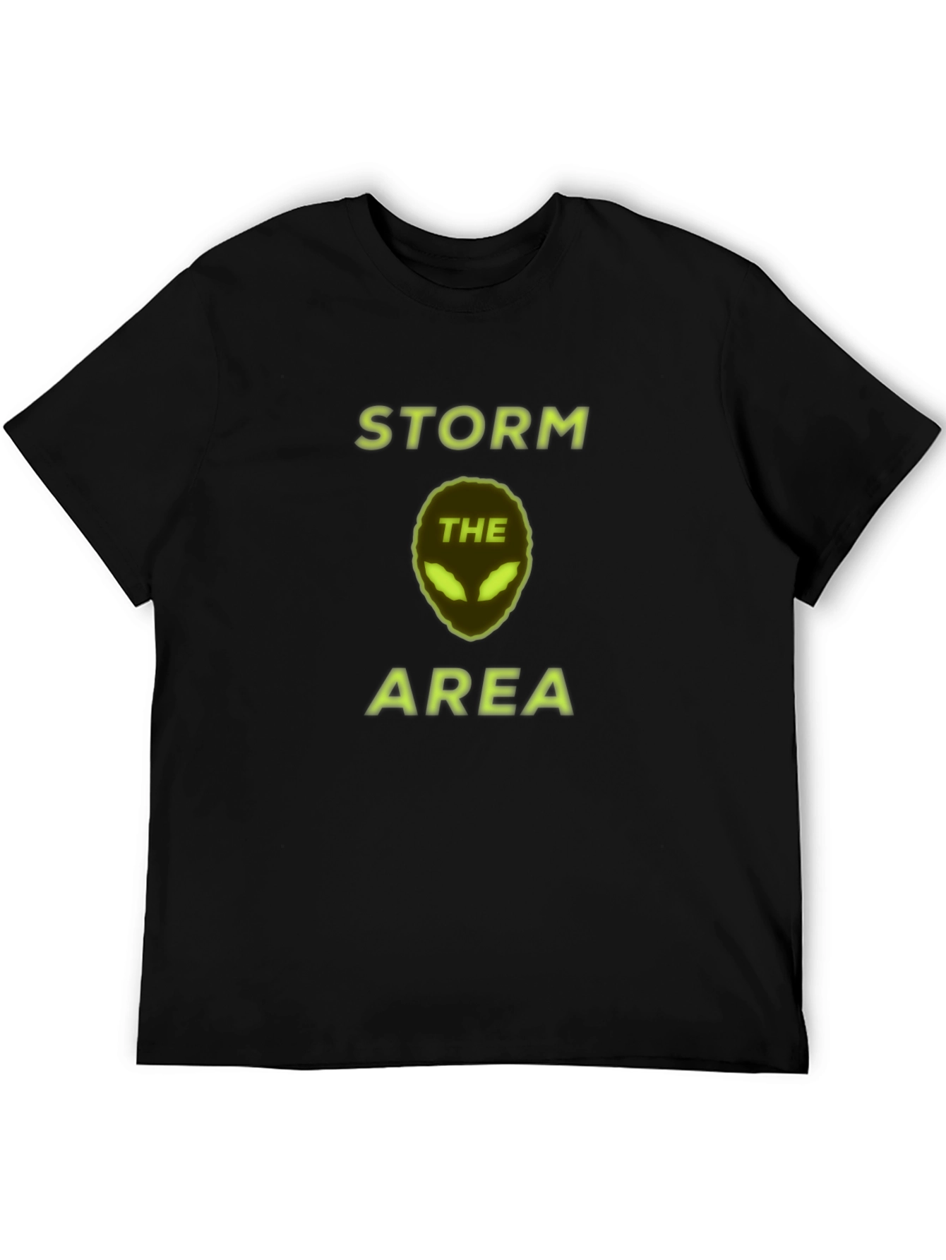Black Storm The Area Alien Graphic T-Shirt view 5