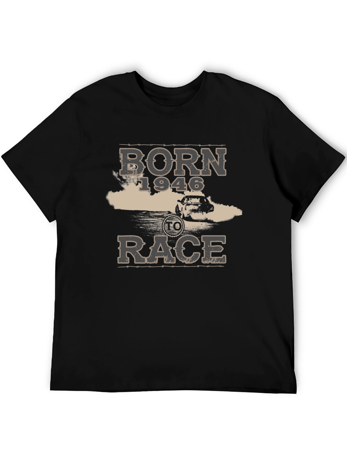 Black Born 1946 to Race Graphic Tee view 5