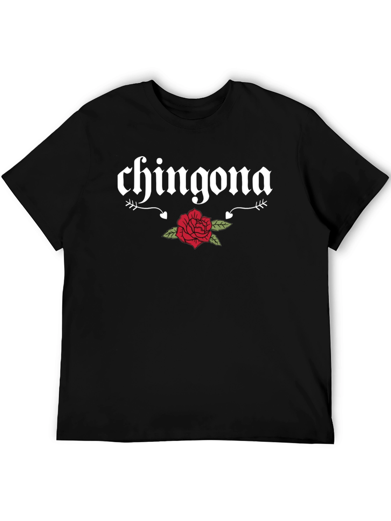 Chingona Rose Graphic Tee - Bold & Stylish - 5