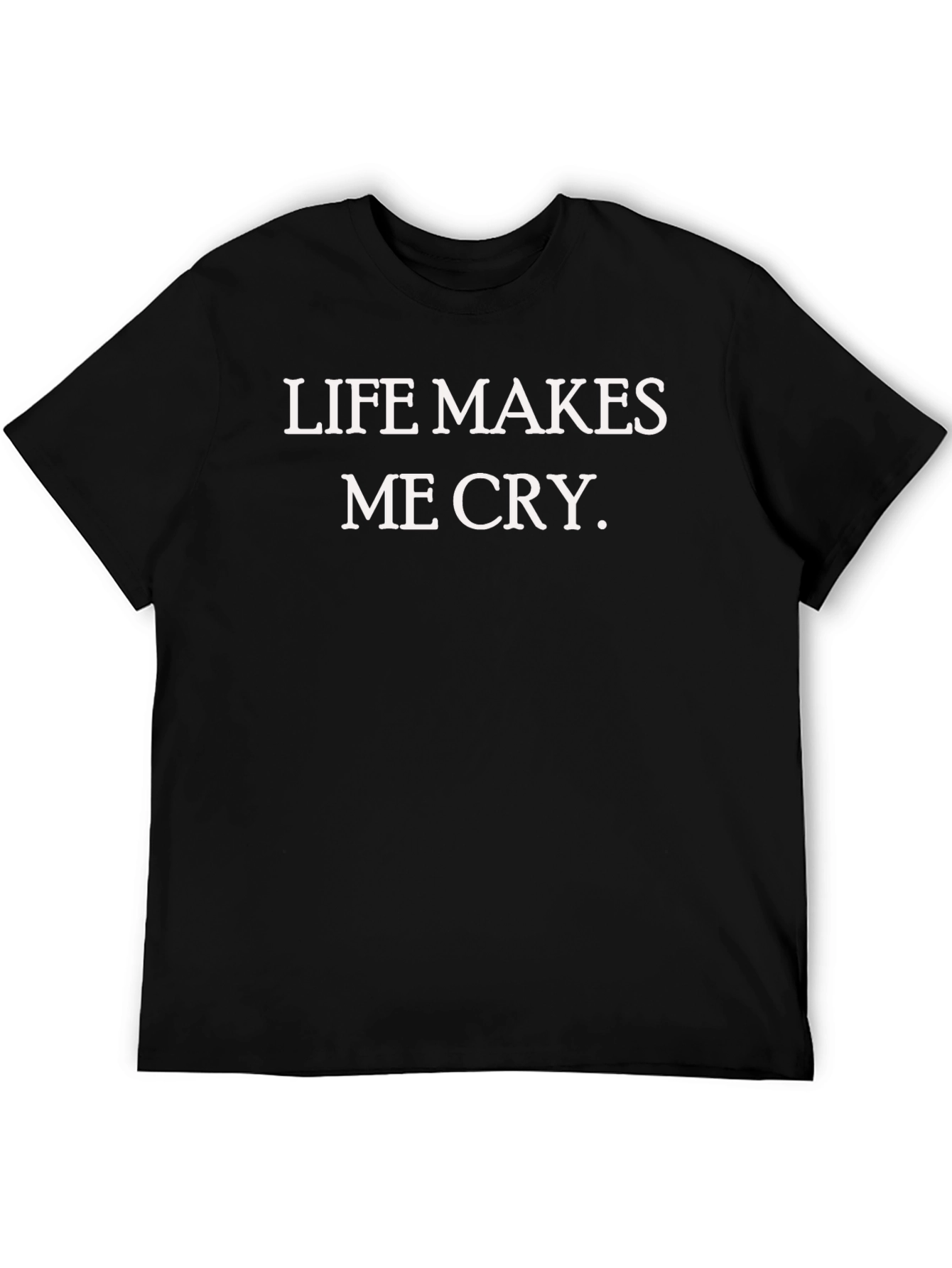 Black Life Makes Me Cry Graphic T-Shirt view 5