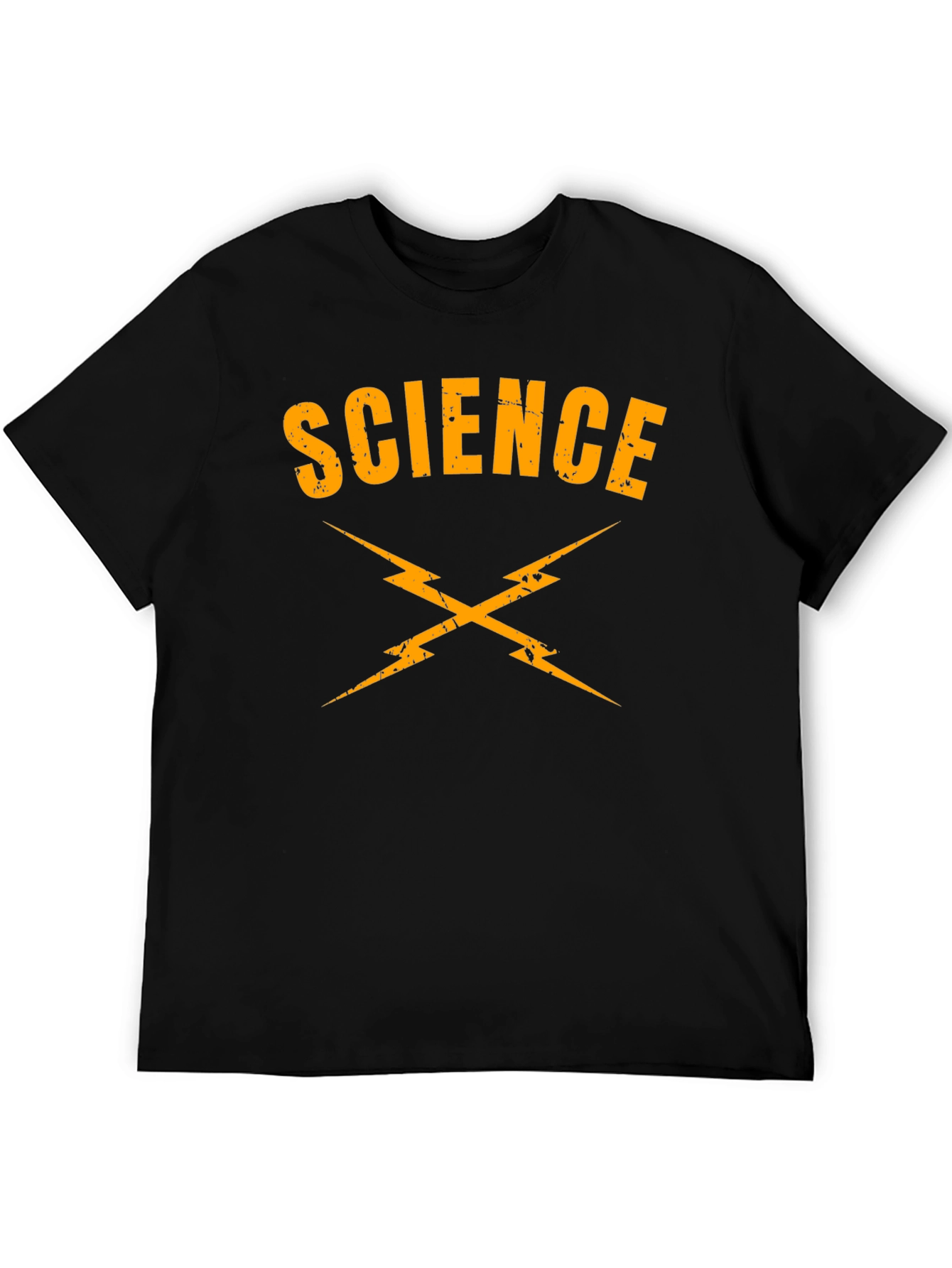 Black Science Lightning Bolt T-Shirt - Black view 5