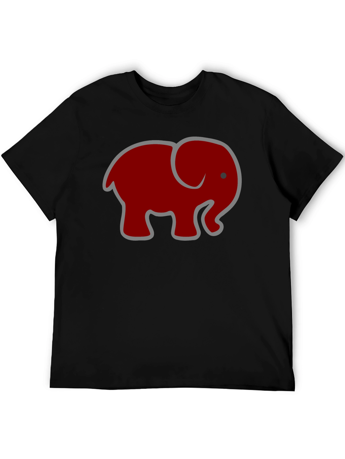 Black Elephant Graphic Tee - Stylish and Comfortable view 5