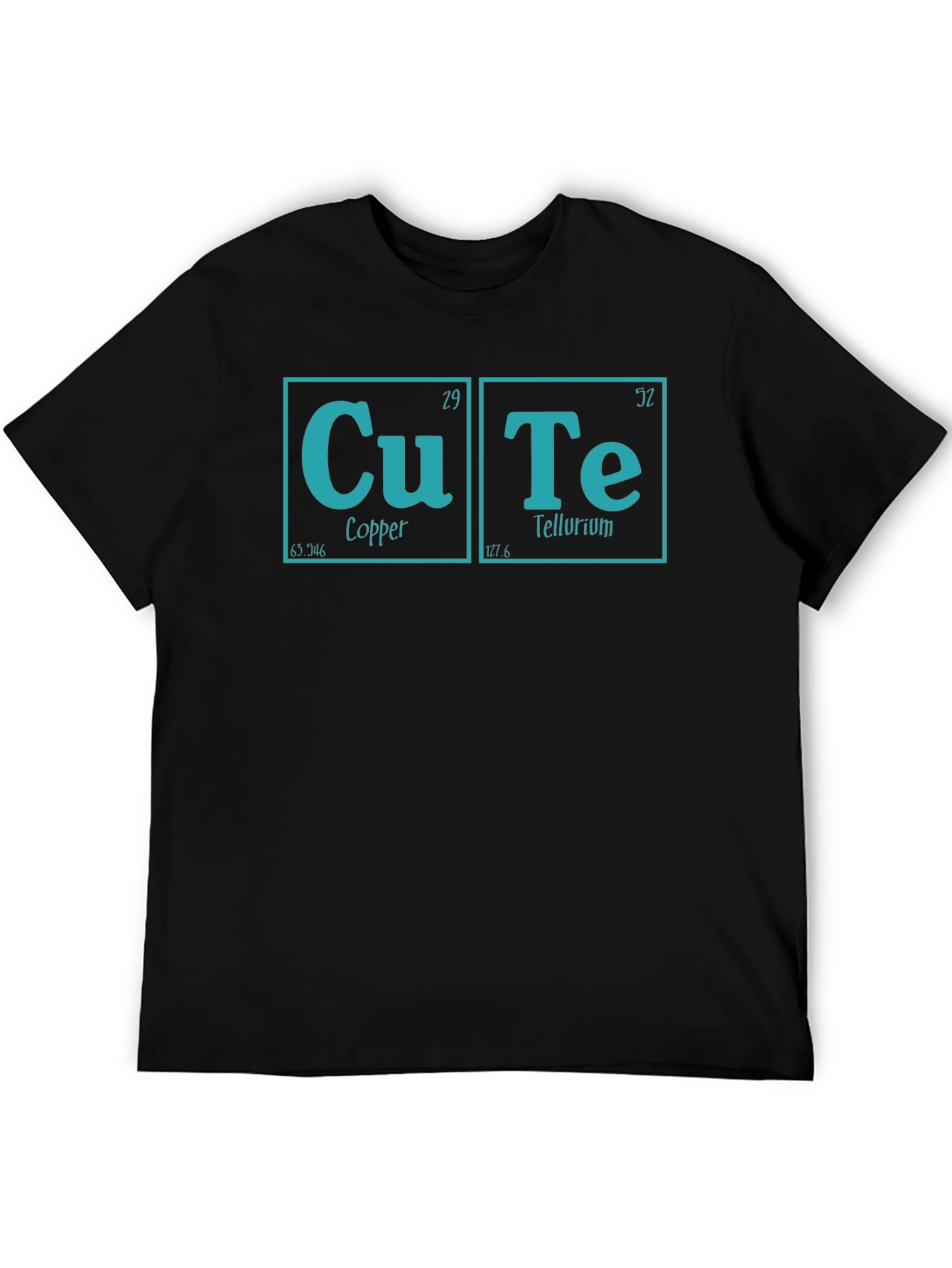 Black Cute Periodic Table T-Shirt - Chemistry Pun view 5