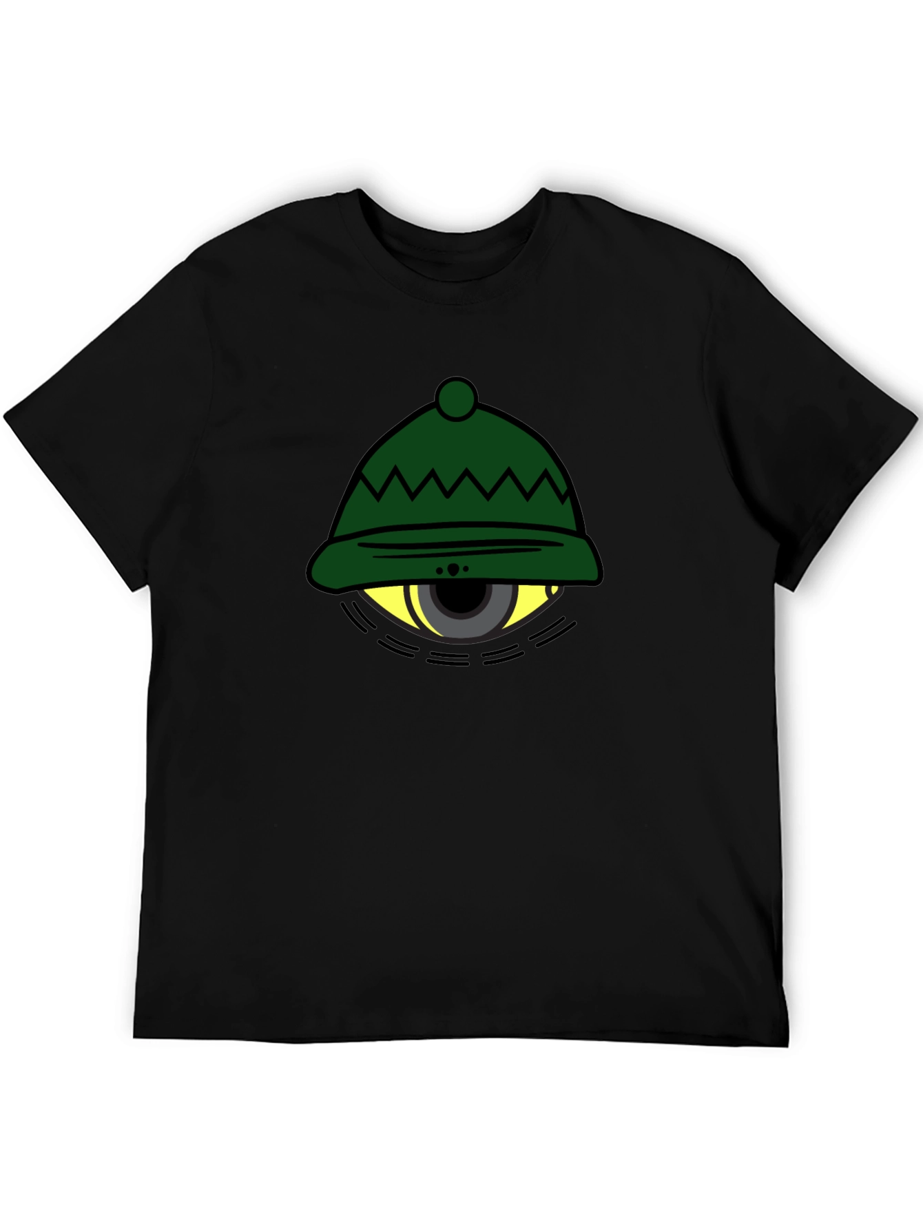 Black Eye Hat Graphic Tee - Unique Design, Comfortable Fit view 5