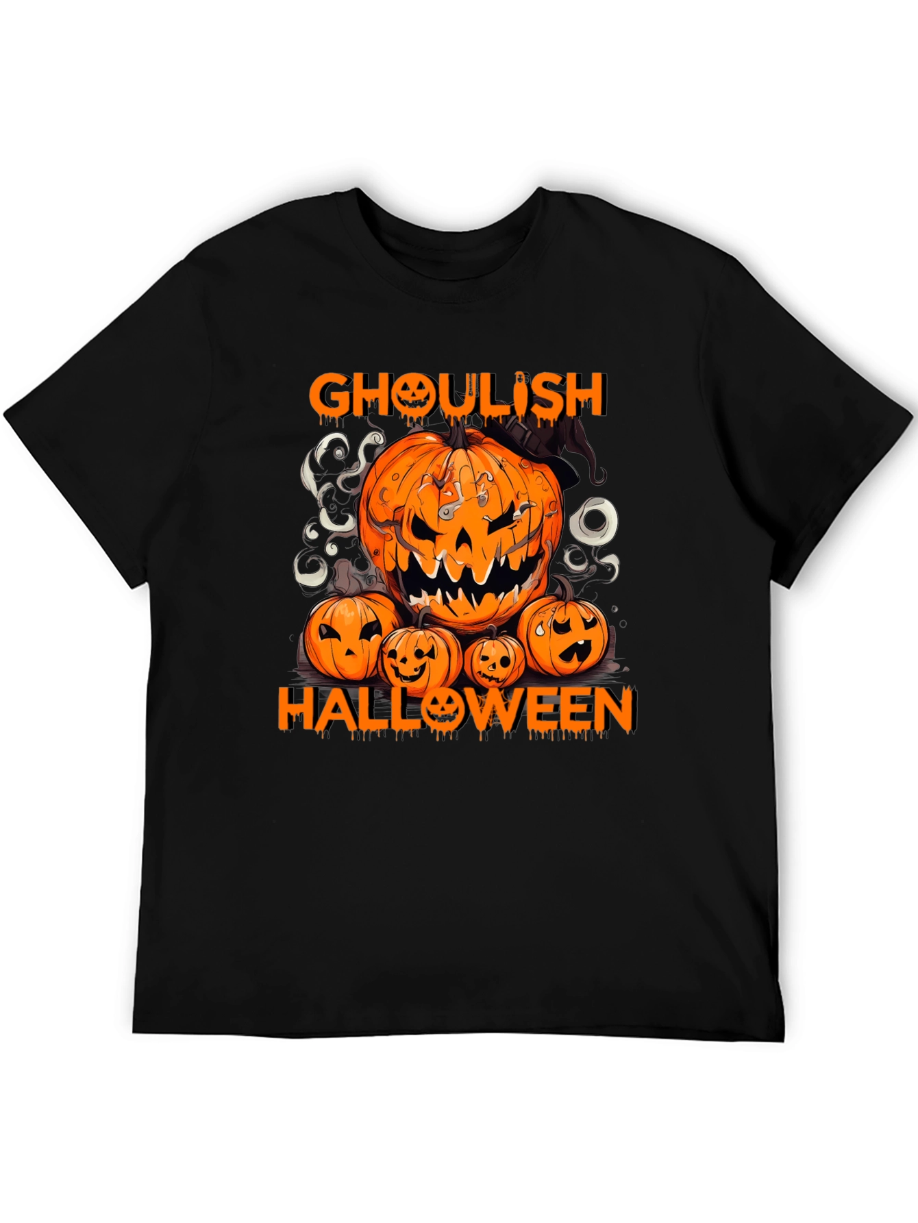 Ghoul Halloween Pumpkin T-Shirt - 5