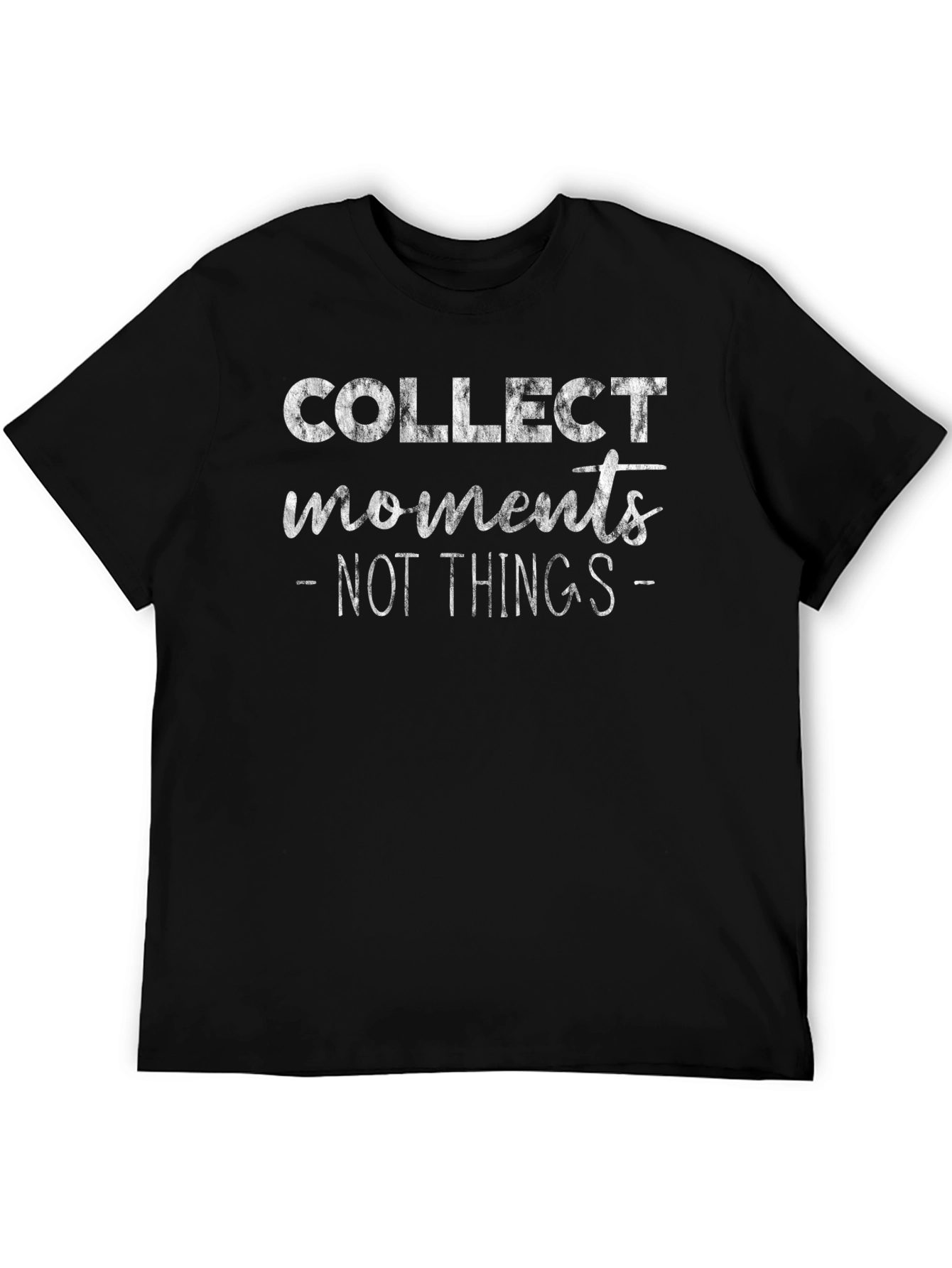 Black Collect Moments Graphic Tee - Black view 5