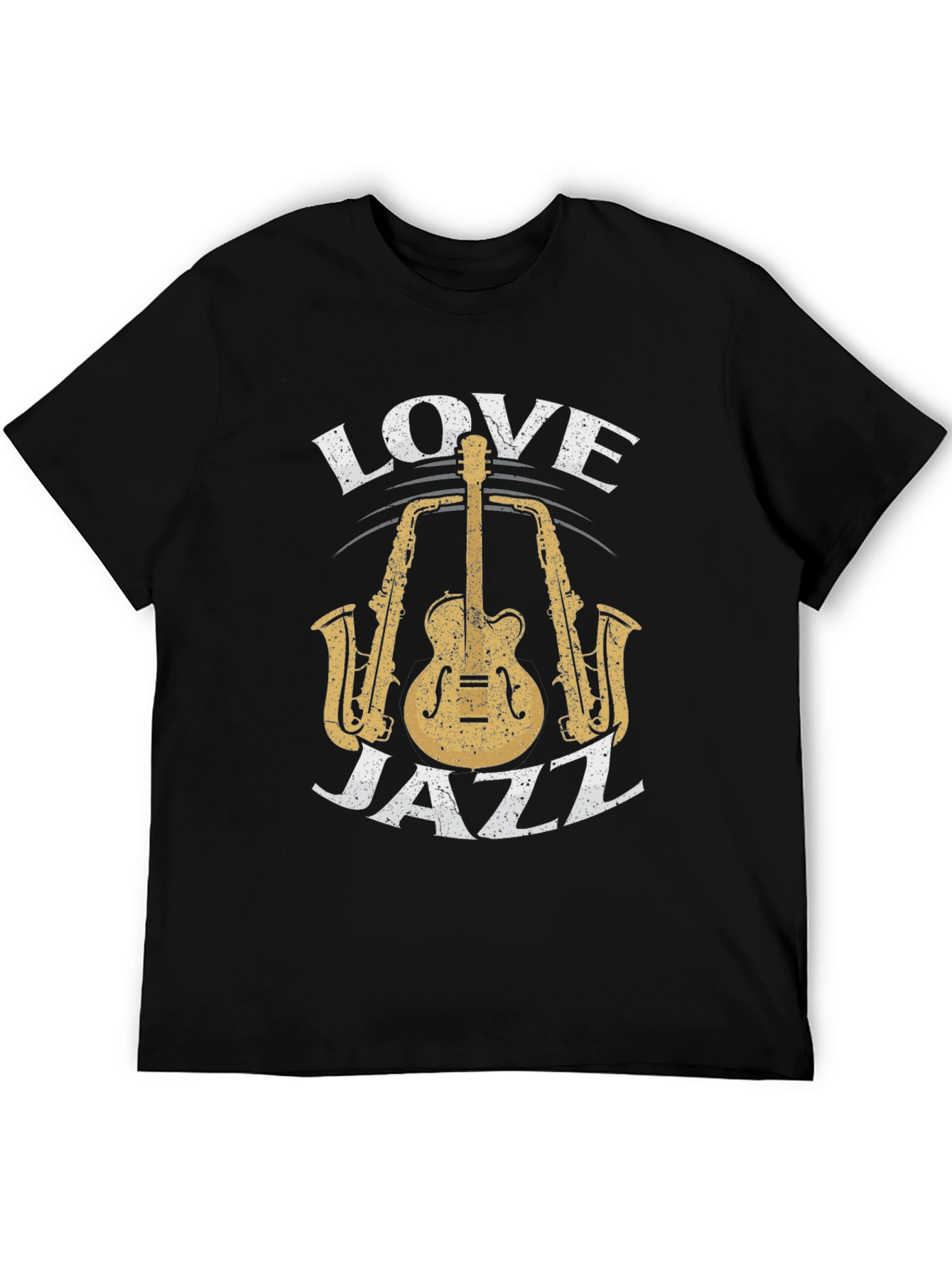Black Love Jazz Graphic Tee - Music T-Shirt view 5