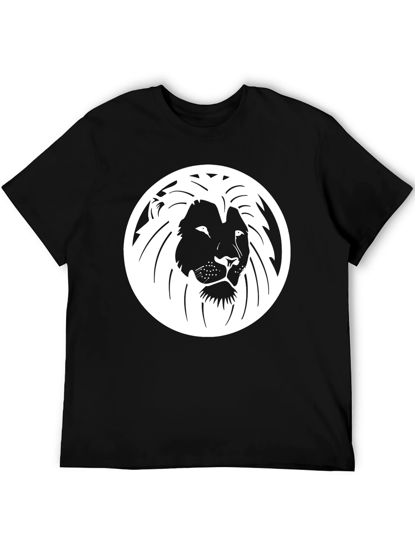 Black Lion Graphic Tee - Black T-Shirt view 5
