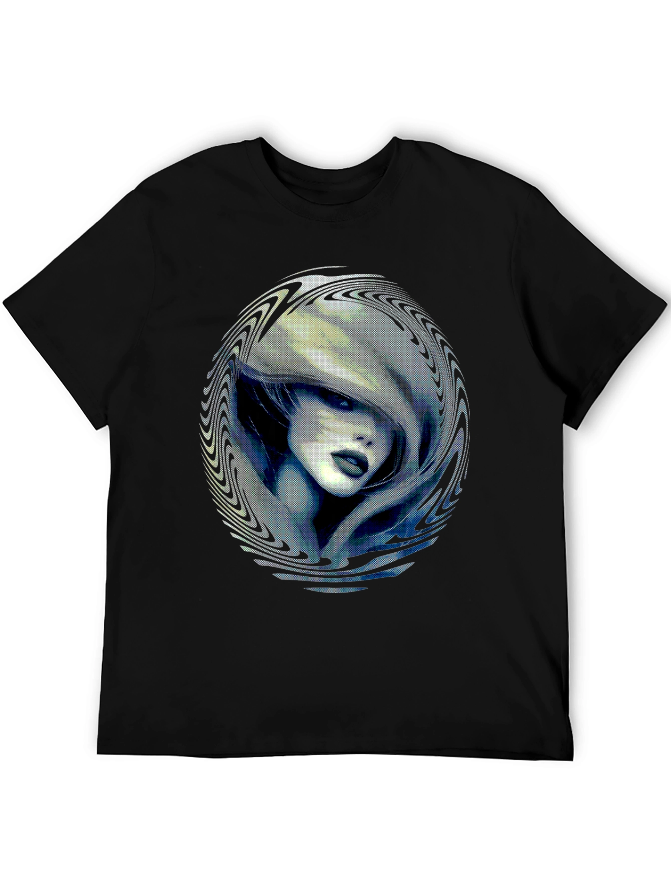 Black Mystic Woman Graphic Print Black T-Shirt view 5