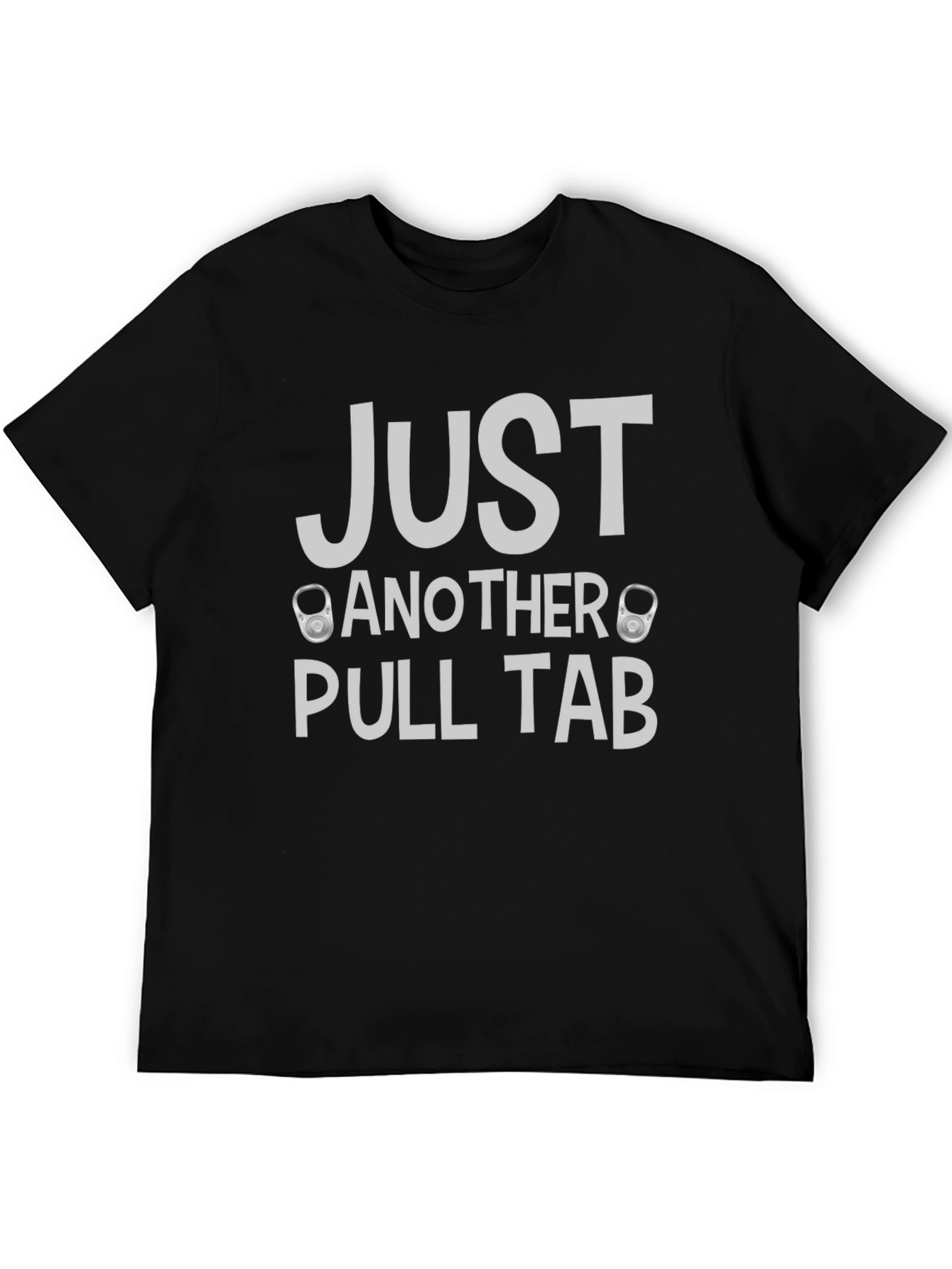 Black Just Another Pull Tab T-Shirt - Novelty Graphic Tee view 5