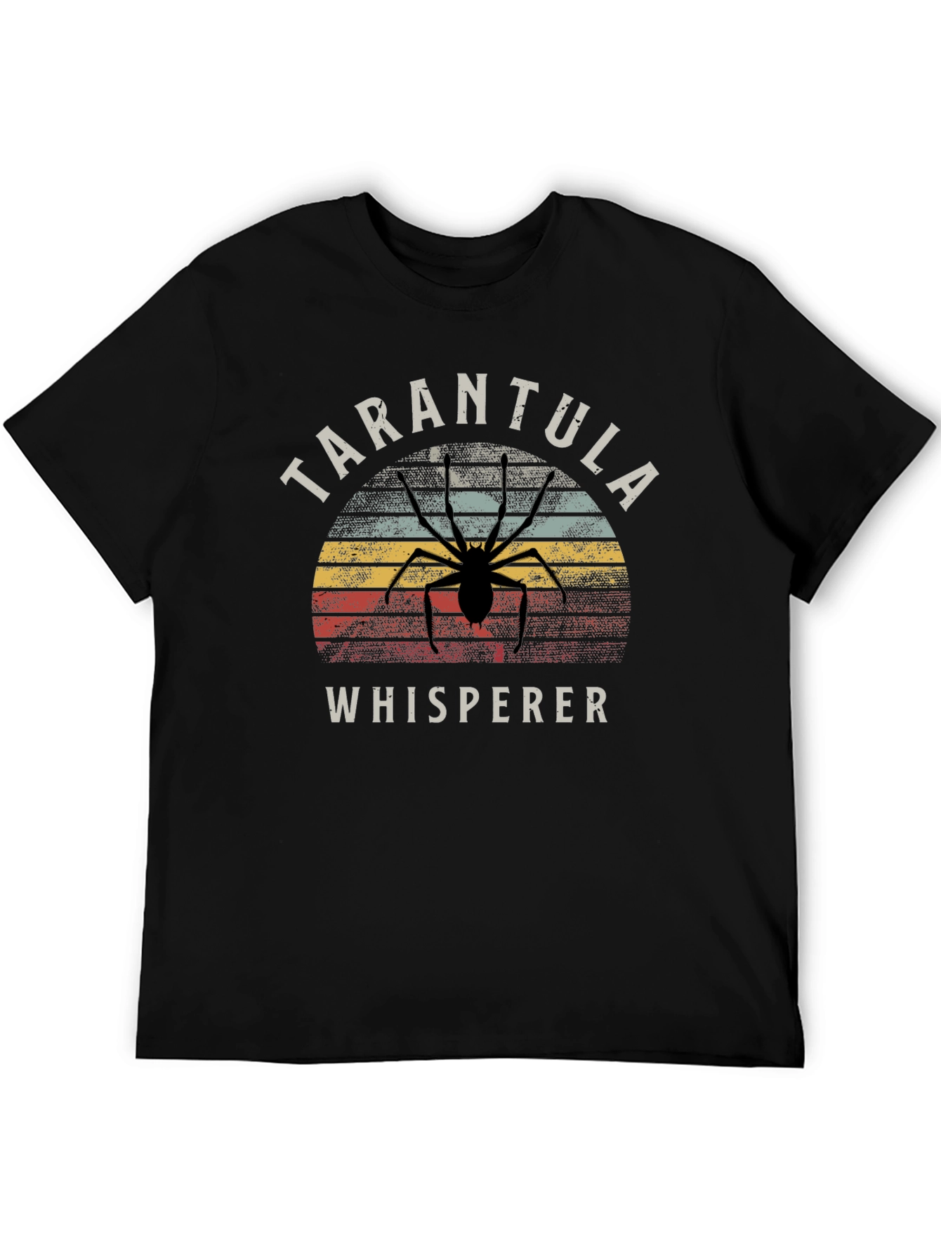 Black Tarantula Whisperer Vintage Graphic T-Shirt view 5