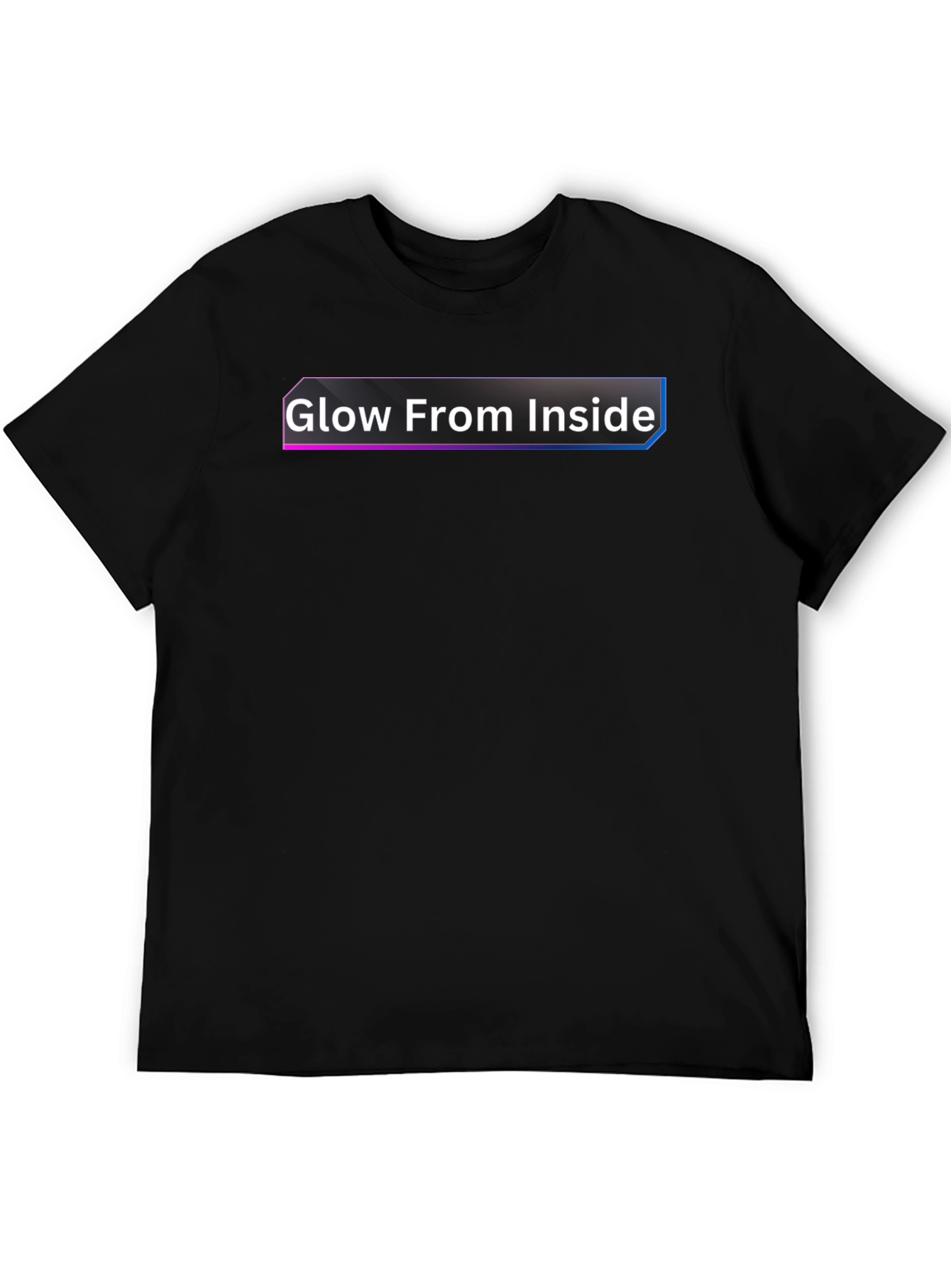 Black Glow From Inside Black T-Shirt view 5
