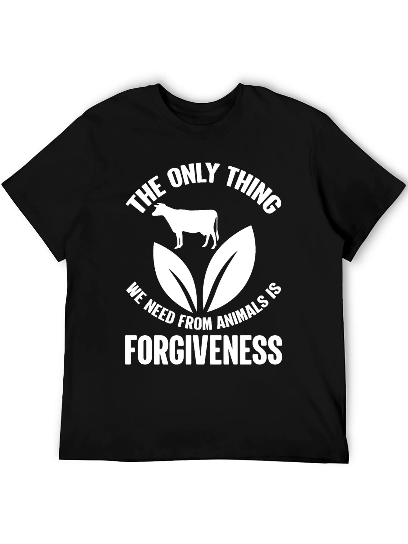Vegan Forgiveness T-Shirt - Animals Rights Tee - 5