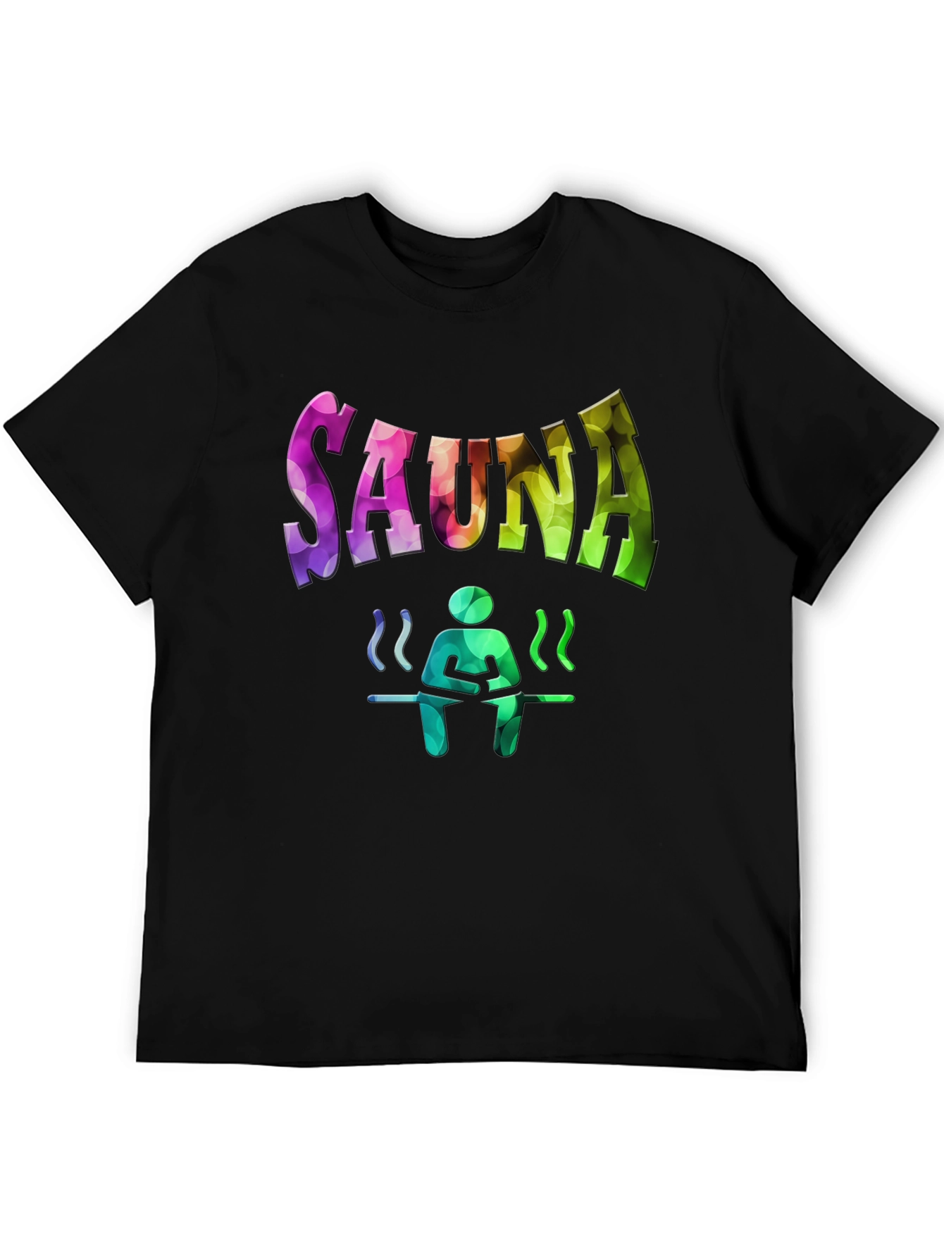 Black Sauna Lover T-Shirt - Relax and Unwind! view 5