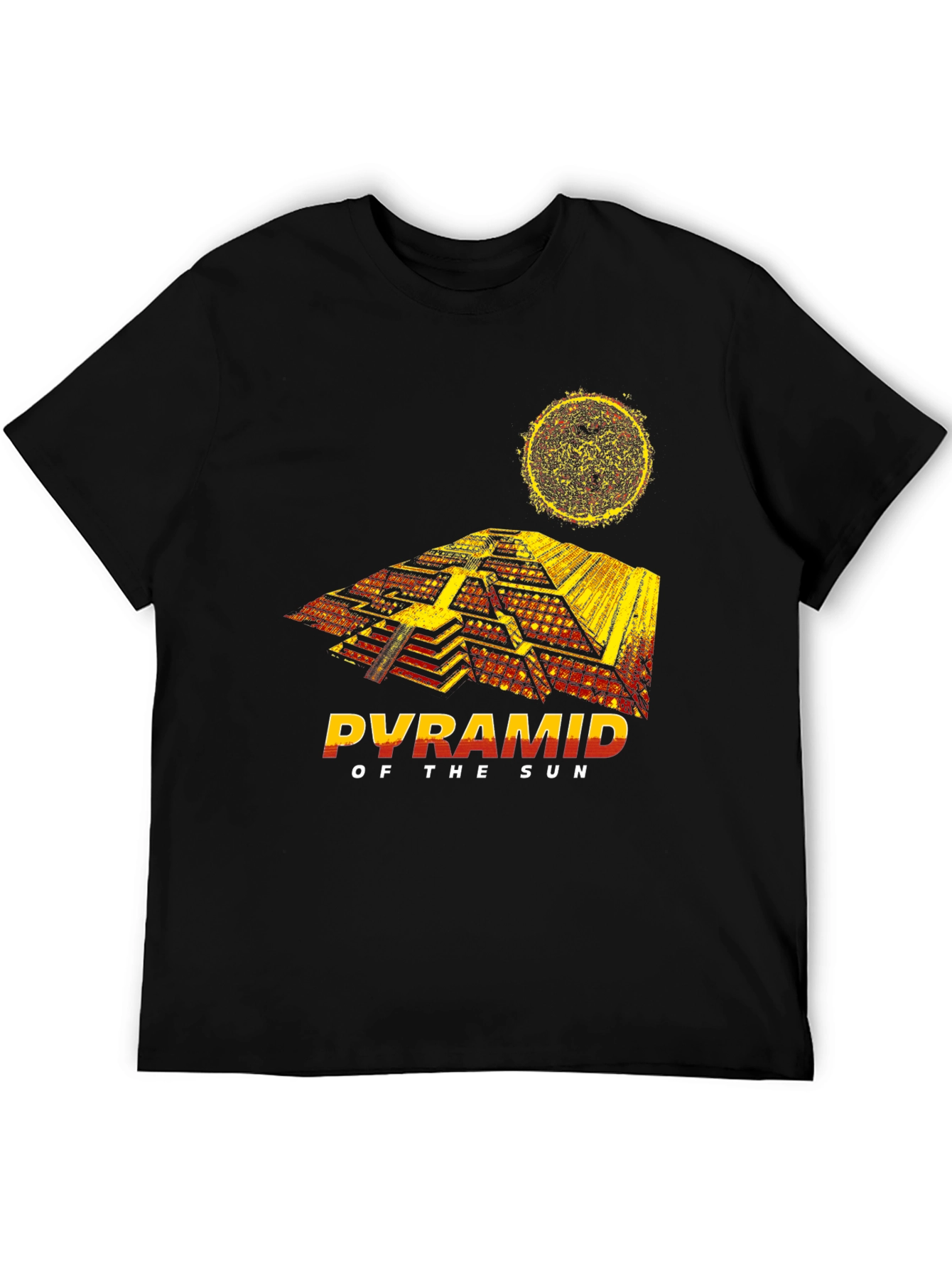 Black Pyramid of The Sun Graphic T-Shirt view 5